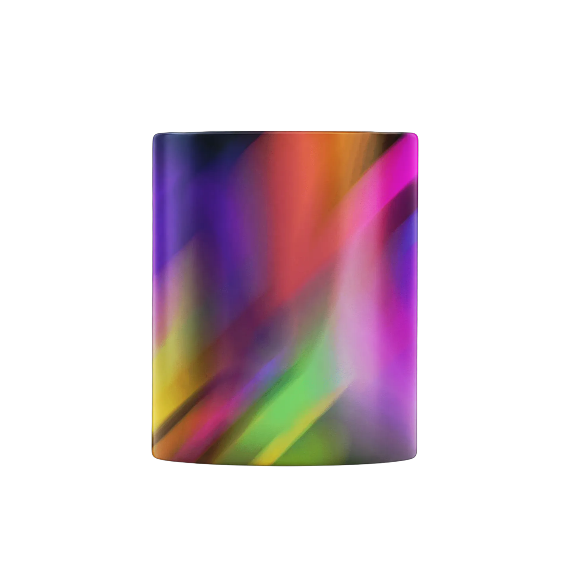 Caneca Porcelana Estampa Colorida Abstrata 325ml - Imagem 2