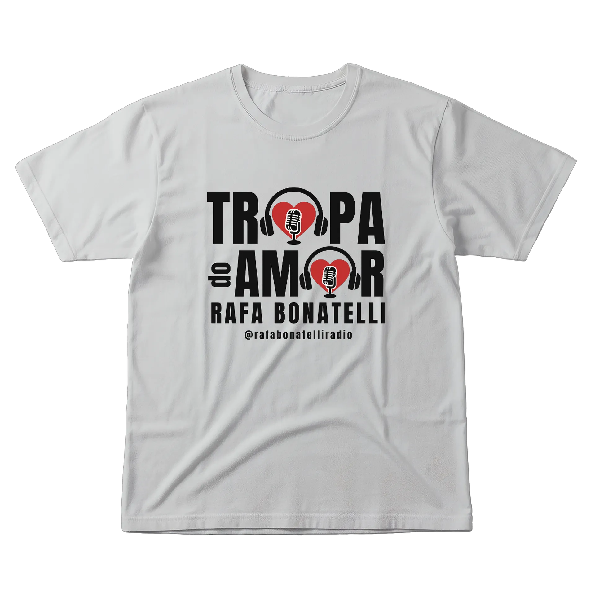 Camiseta Tropa do Amor 100% Algodão de Rafa Bonatelli