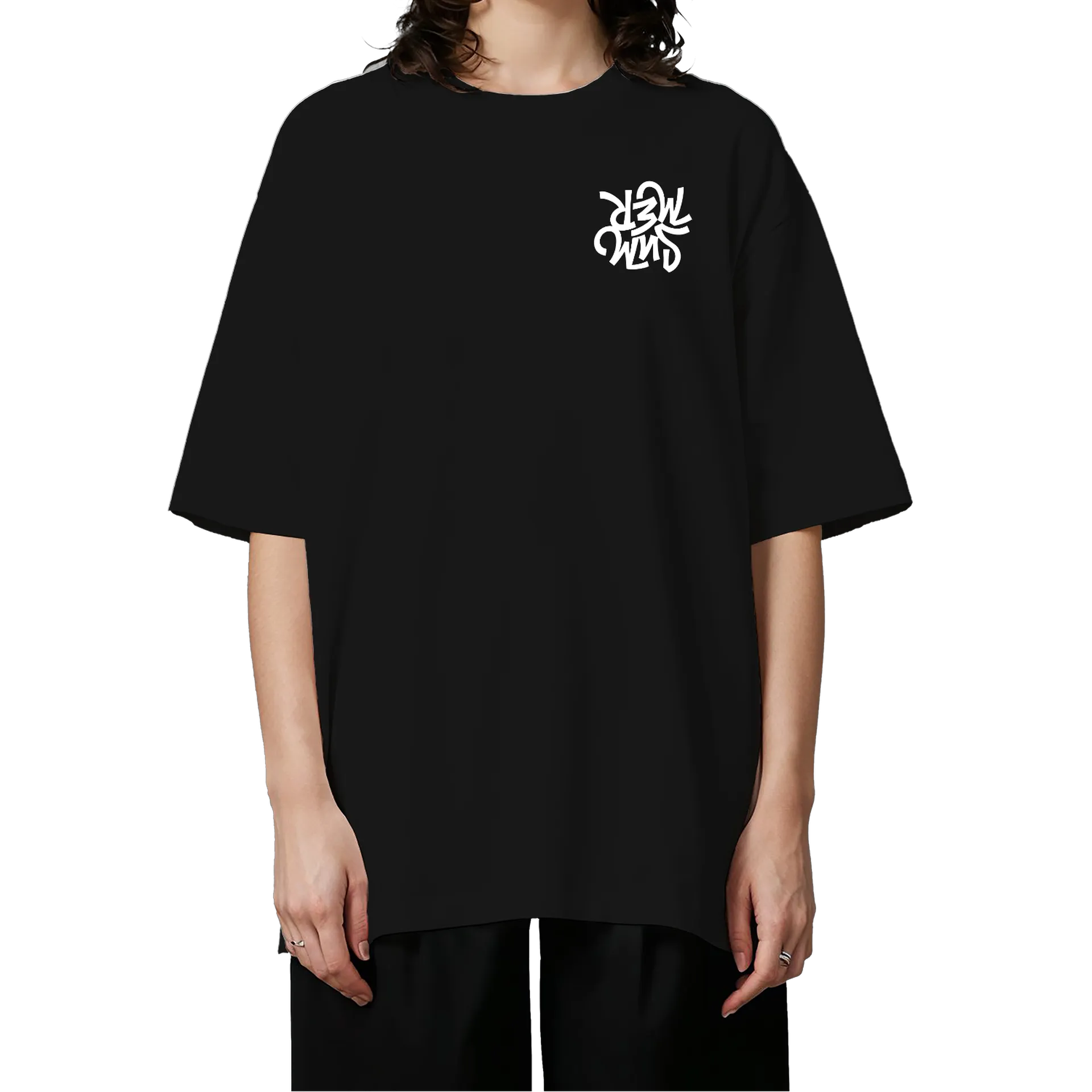 Camiseta Oversized Artista Graffiti Amarelo 100% Algodão - Imagem 3