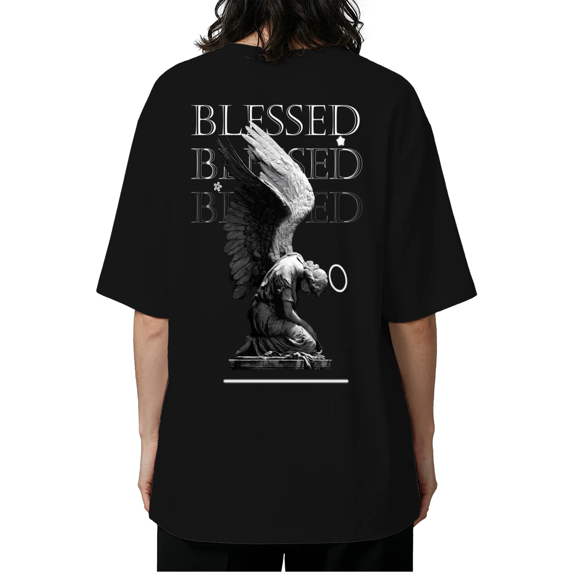 Camiseta Oversized BLESSED - Imagem 5