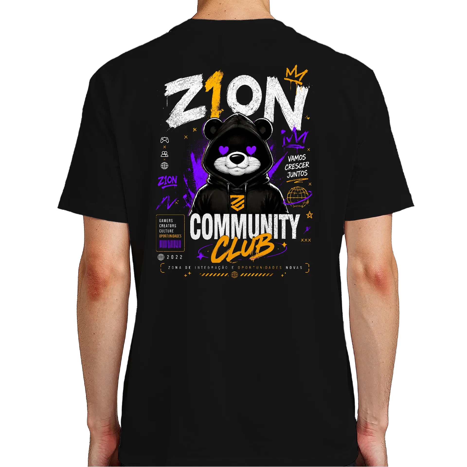 Camiseta Urso com Capa Z1ON 100% Algodão - Imagem 7