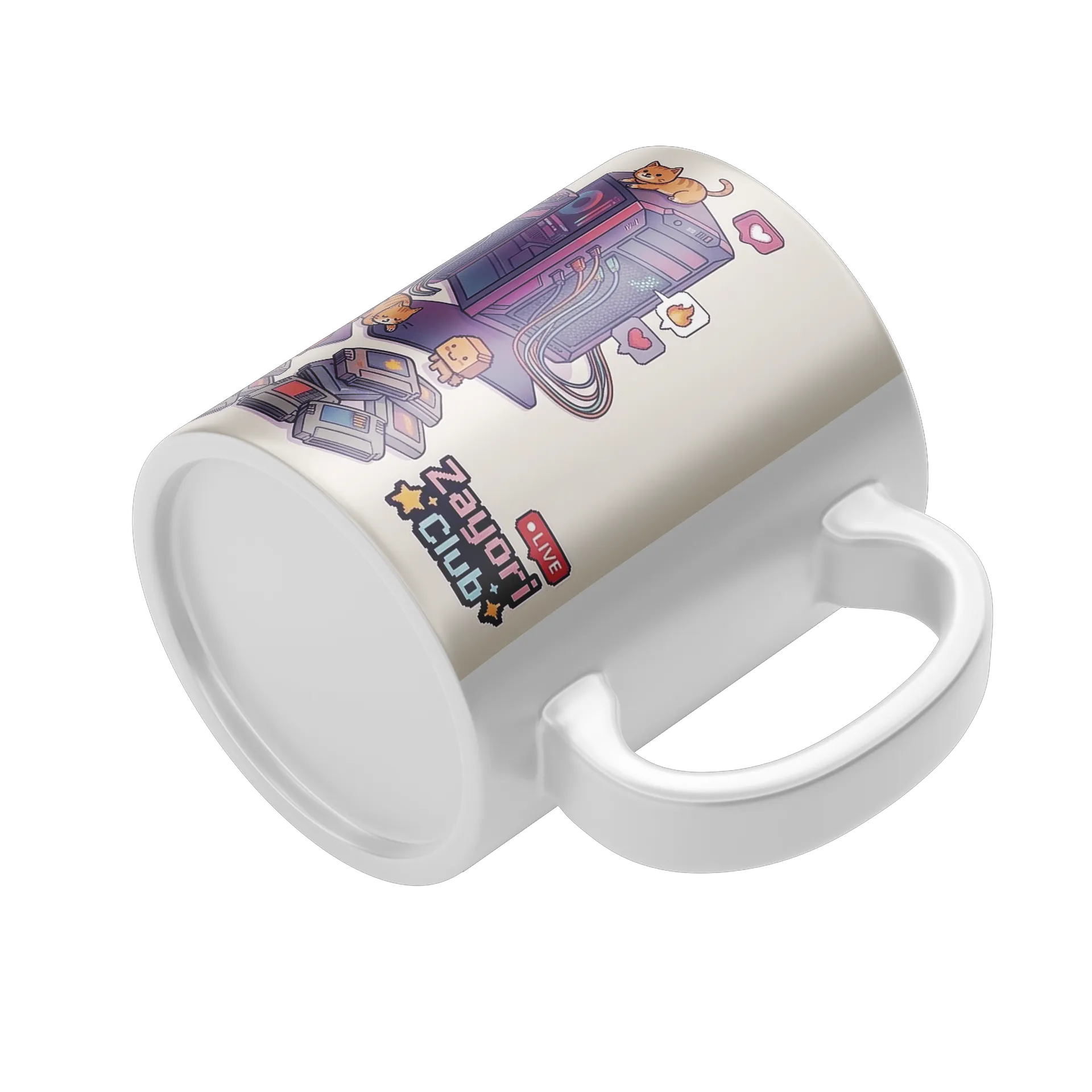Caneca Zayori Club - Cozy Gamer & Cats - Imagem 4