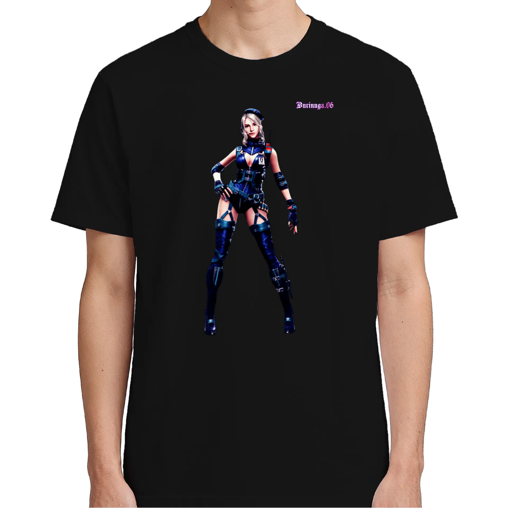 Camiseta personalizada FREE FIRE LAURA - Imagem 5