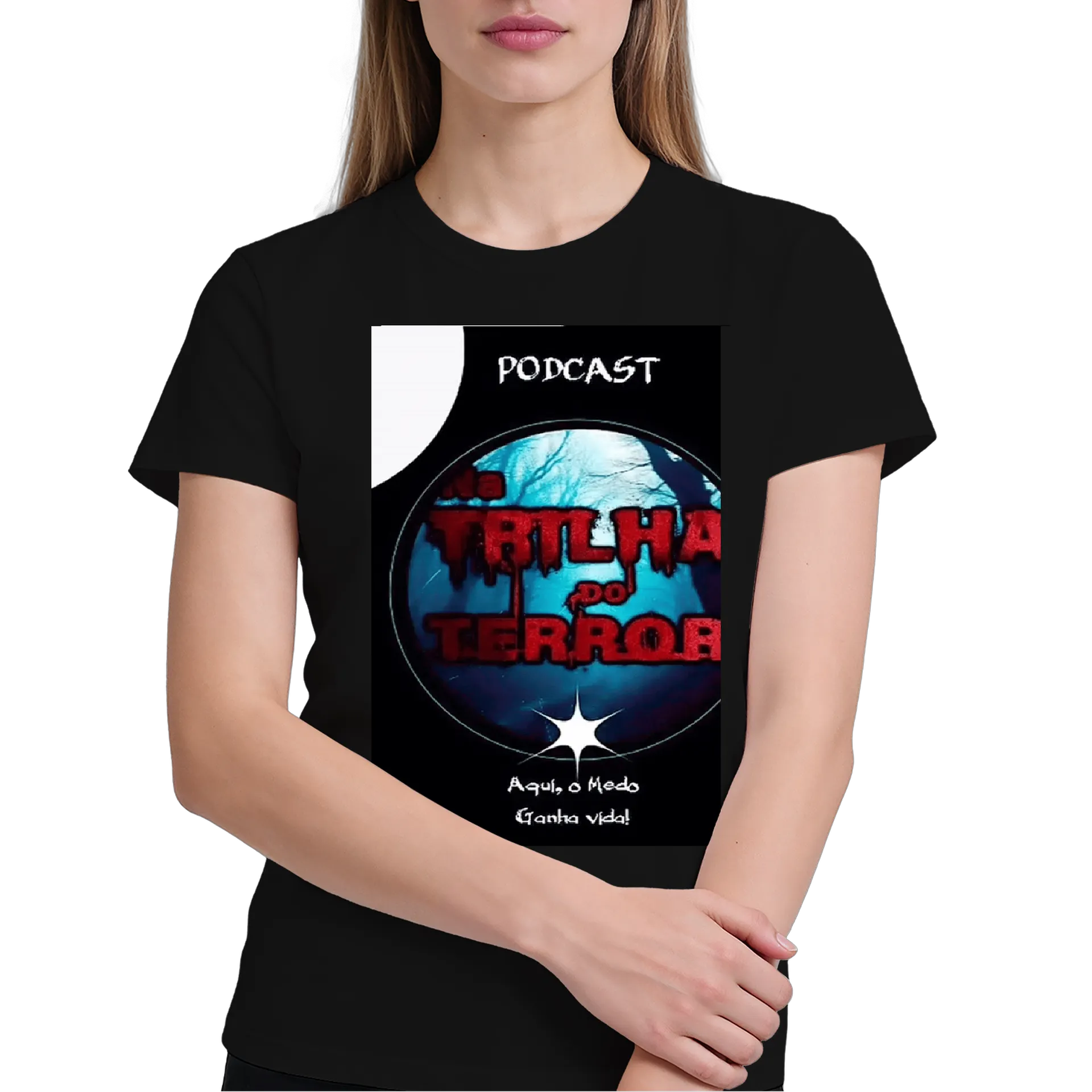 Camiseta Na Trilha do Terror: Estilo Único para Você - Imagem 4