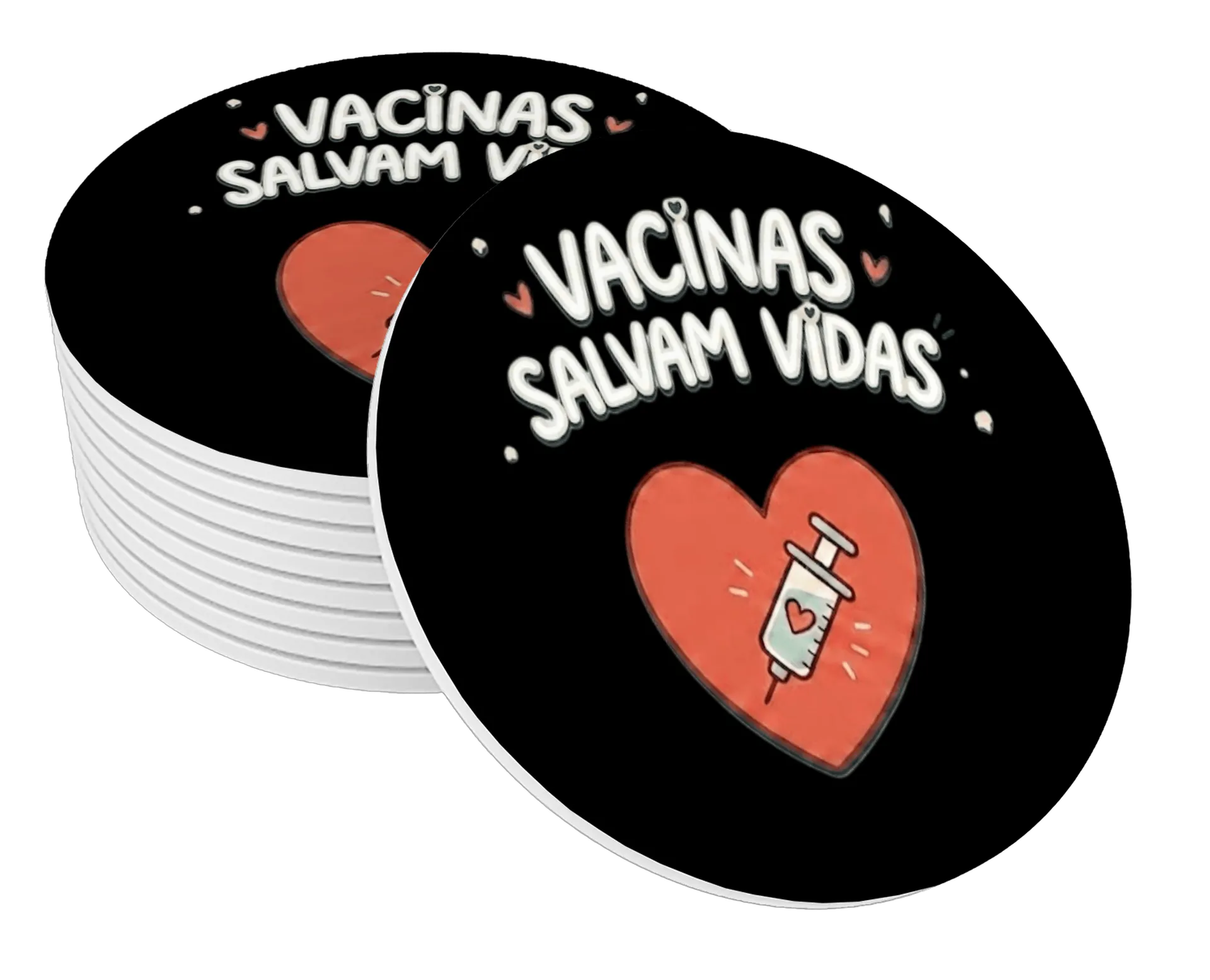 Porta-copos personalizado vacina - Imagem 1