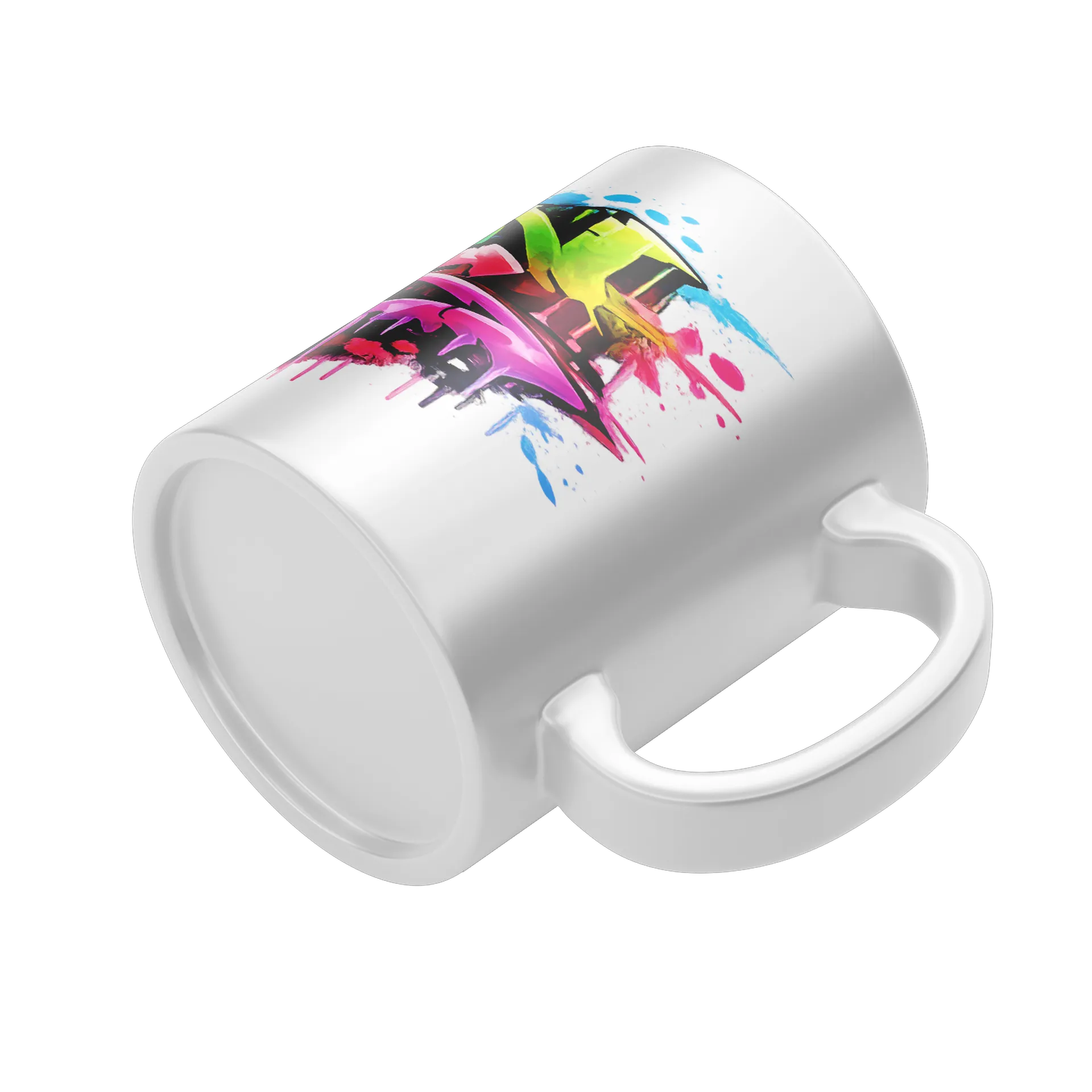 Caneca Streetwear Urban Chaos Preta  - Imagem 4
