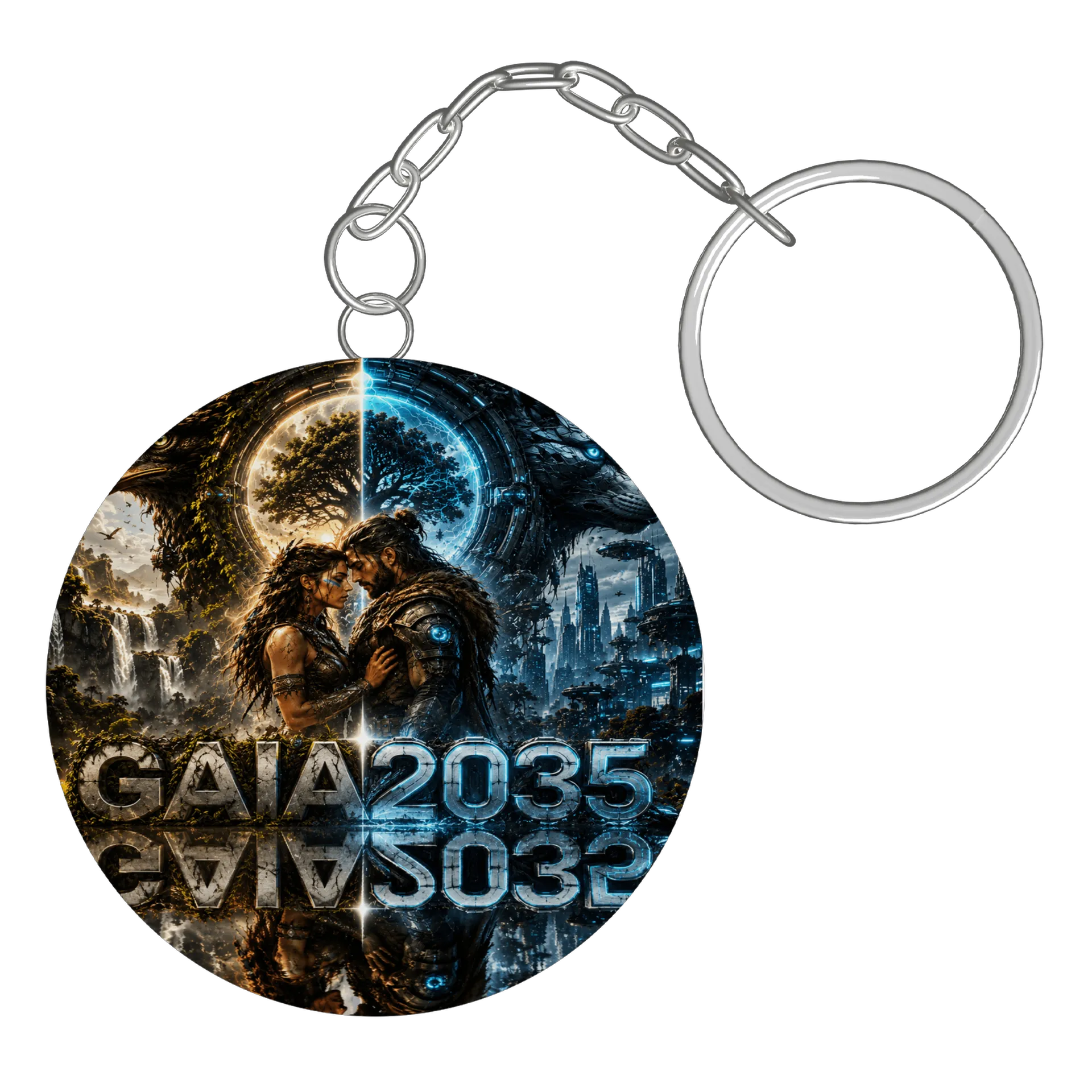 Chaveiro MDF Estampa Luta Personalizado - Imagem 3