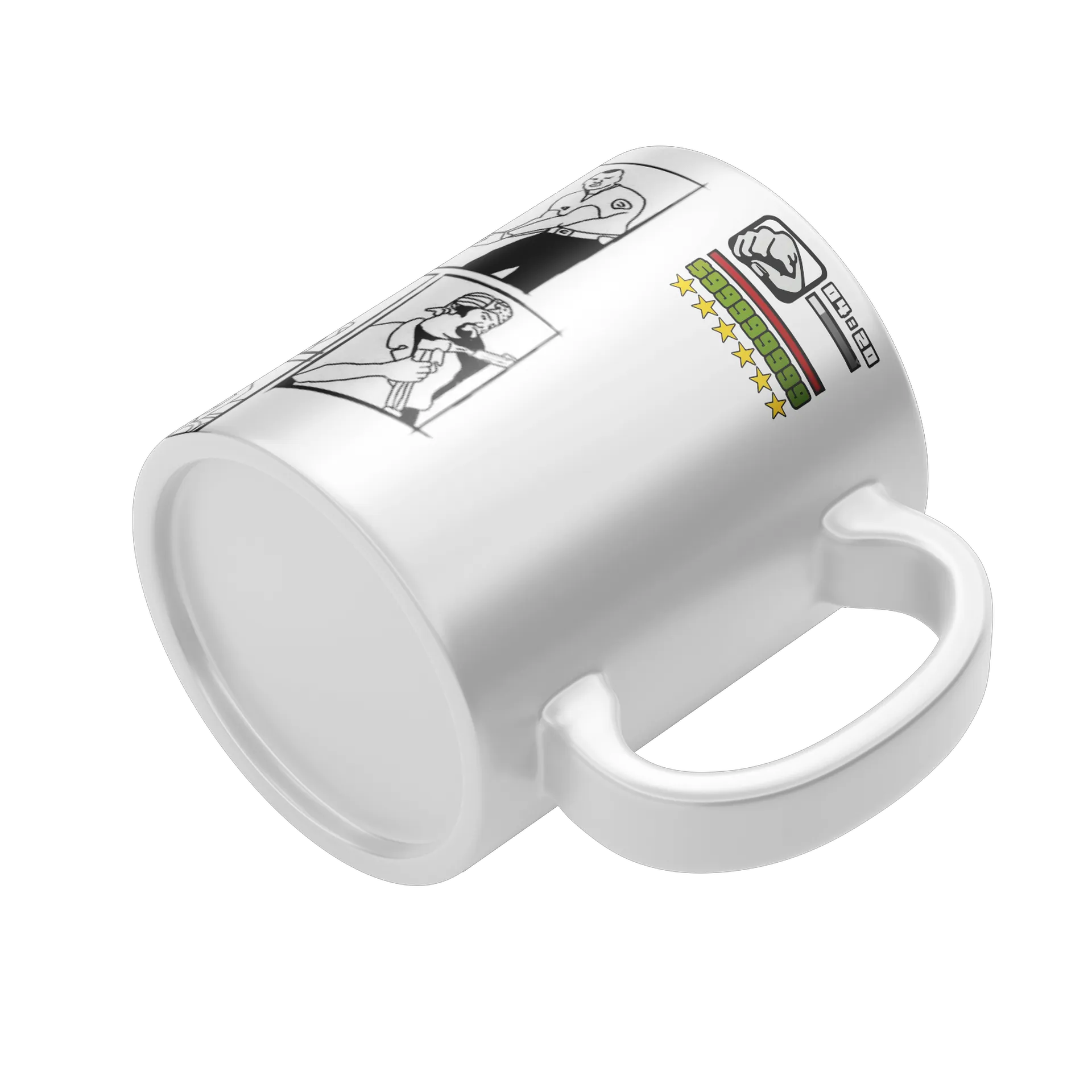 Caneca Porcelana Grand Theft Auto San Andreas 325ml - Imagem 4