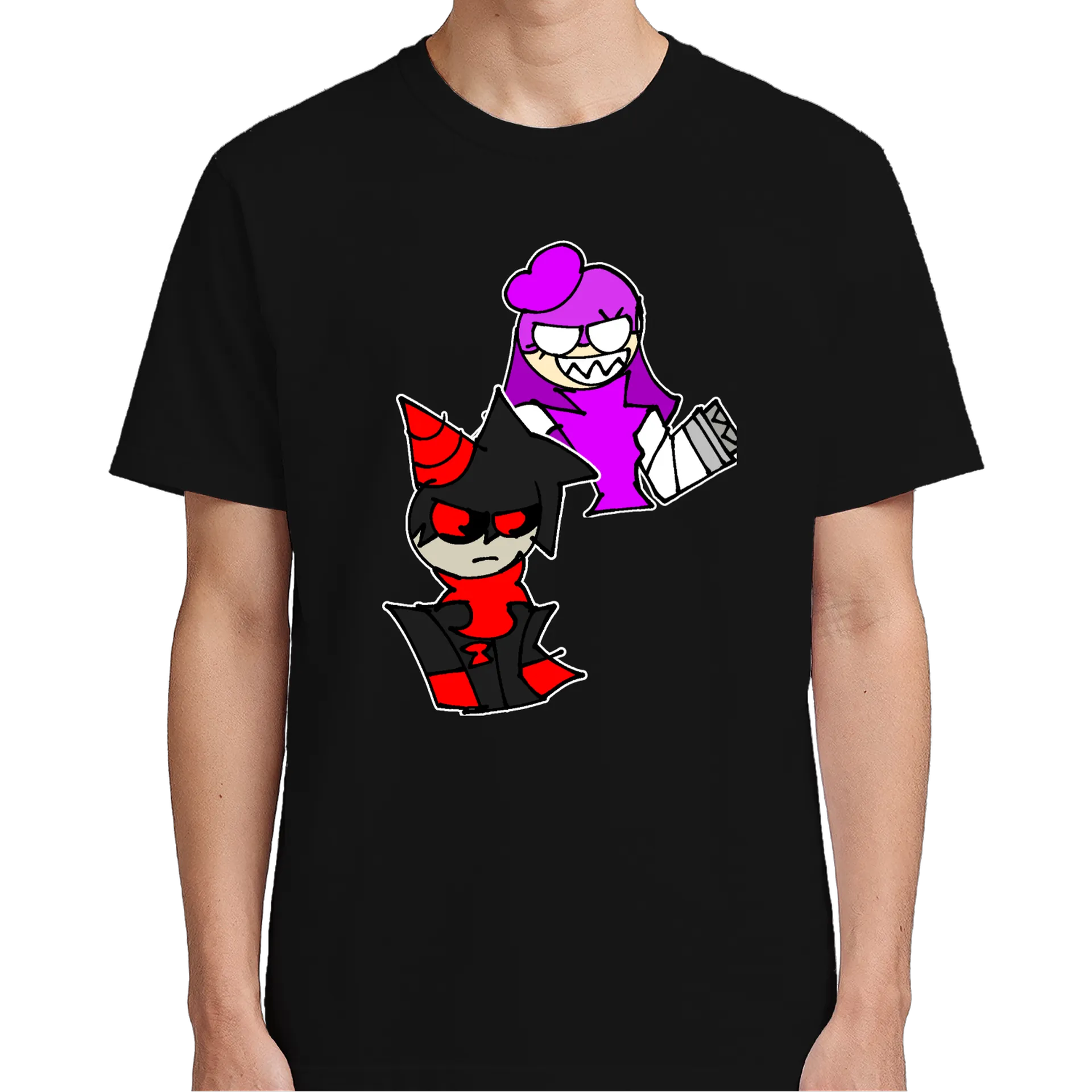 Camiseta irmão e irmã malignos 100% Algodão  de XElectronz — imagem 4 de 6