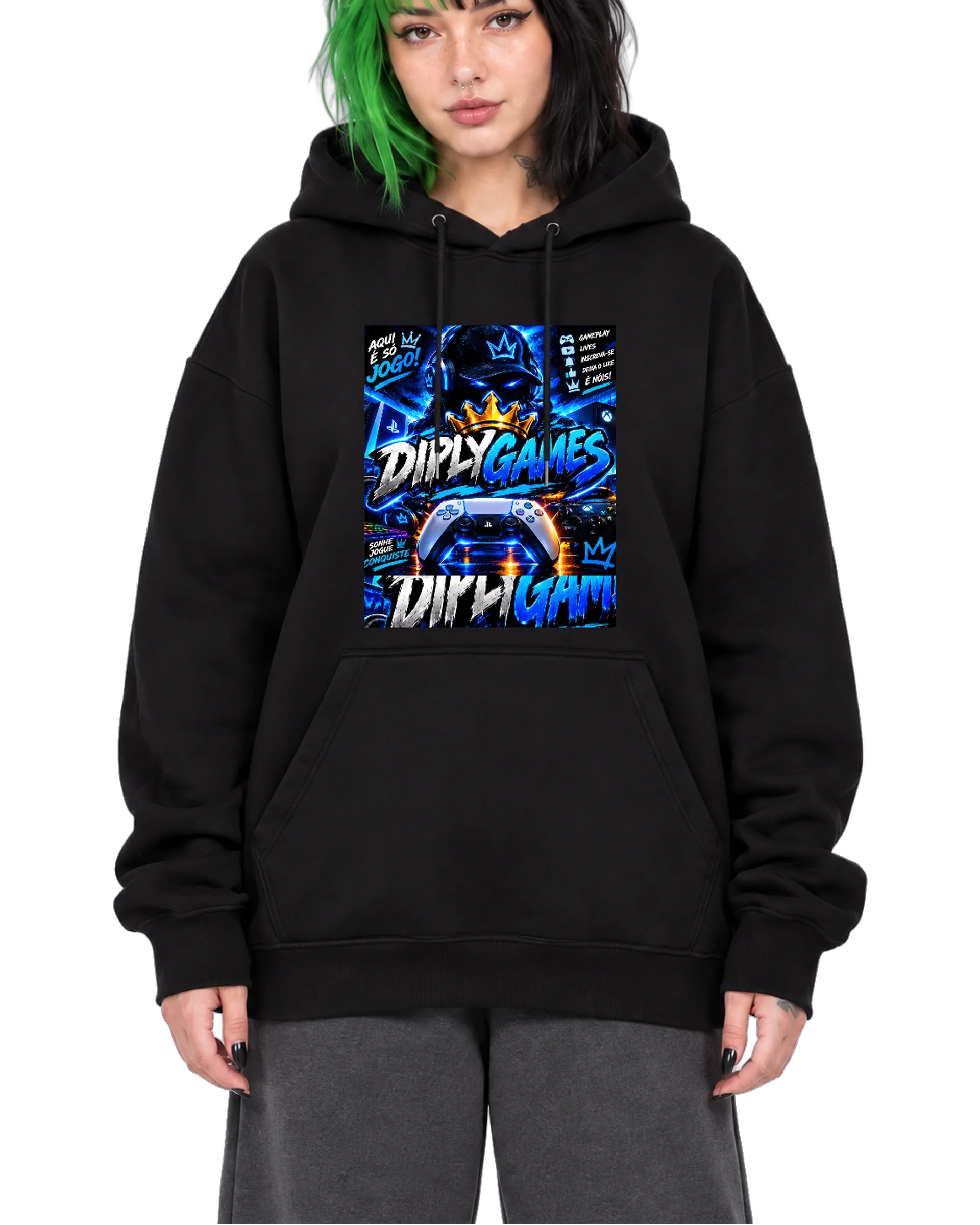 Blusa de moletom personalizada de diego — imagem 1 de 6