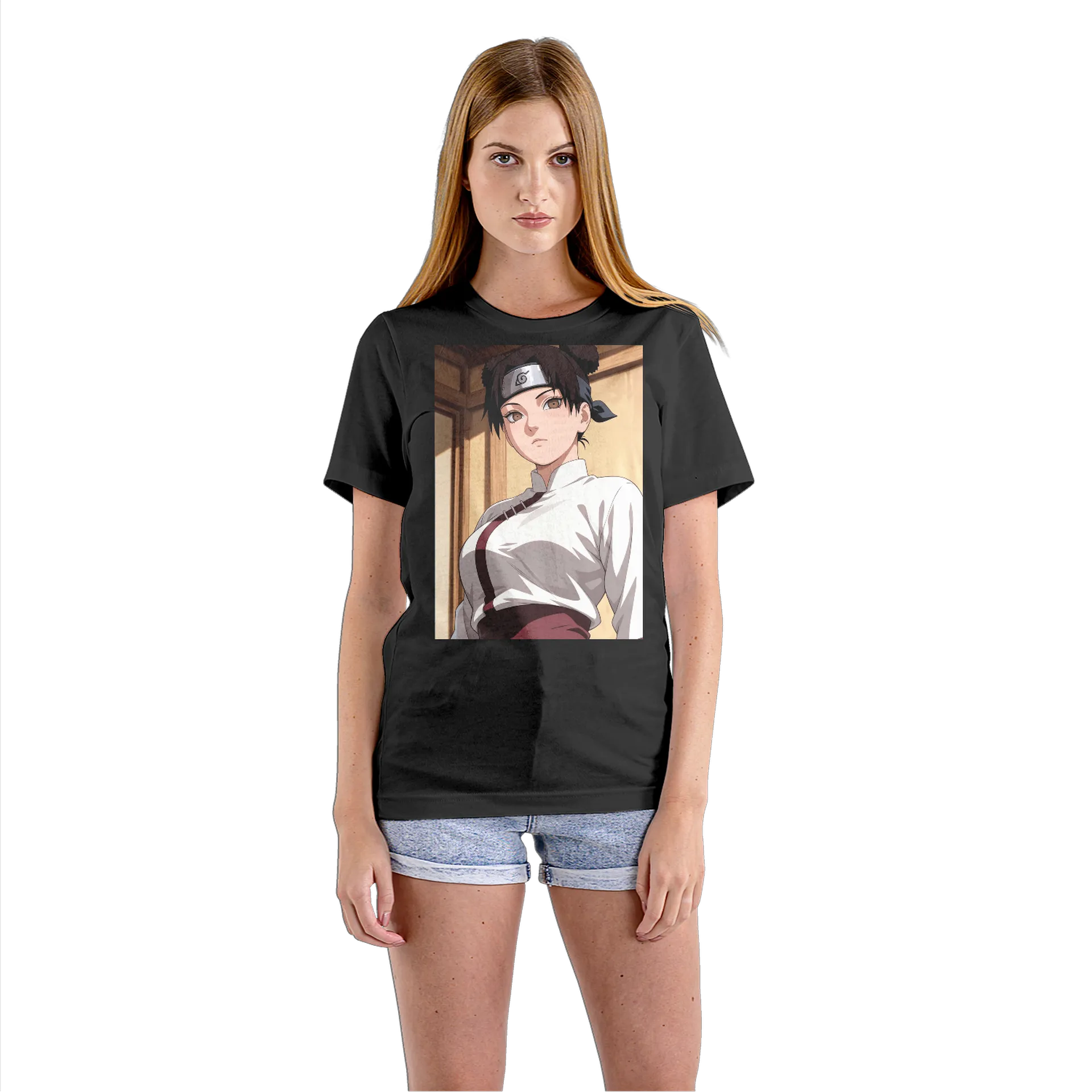 Camiseta Babylook Personagem de Anime Estilo Cartoon 100% - Imagem 3