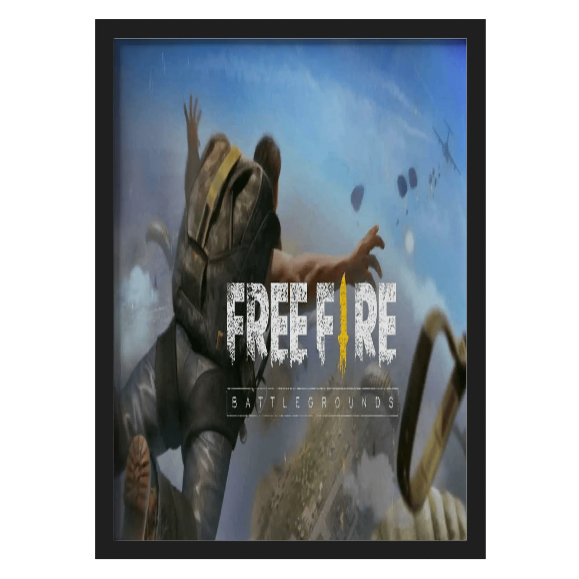 Quadro A3 personalizado FREE FIRE - Imagem 1
