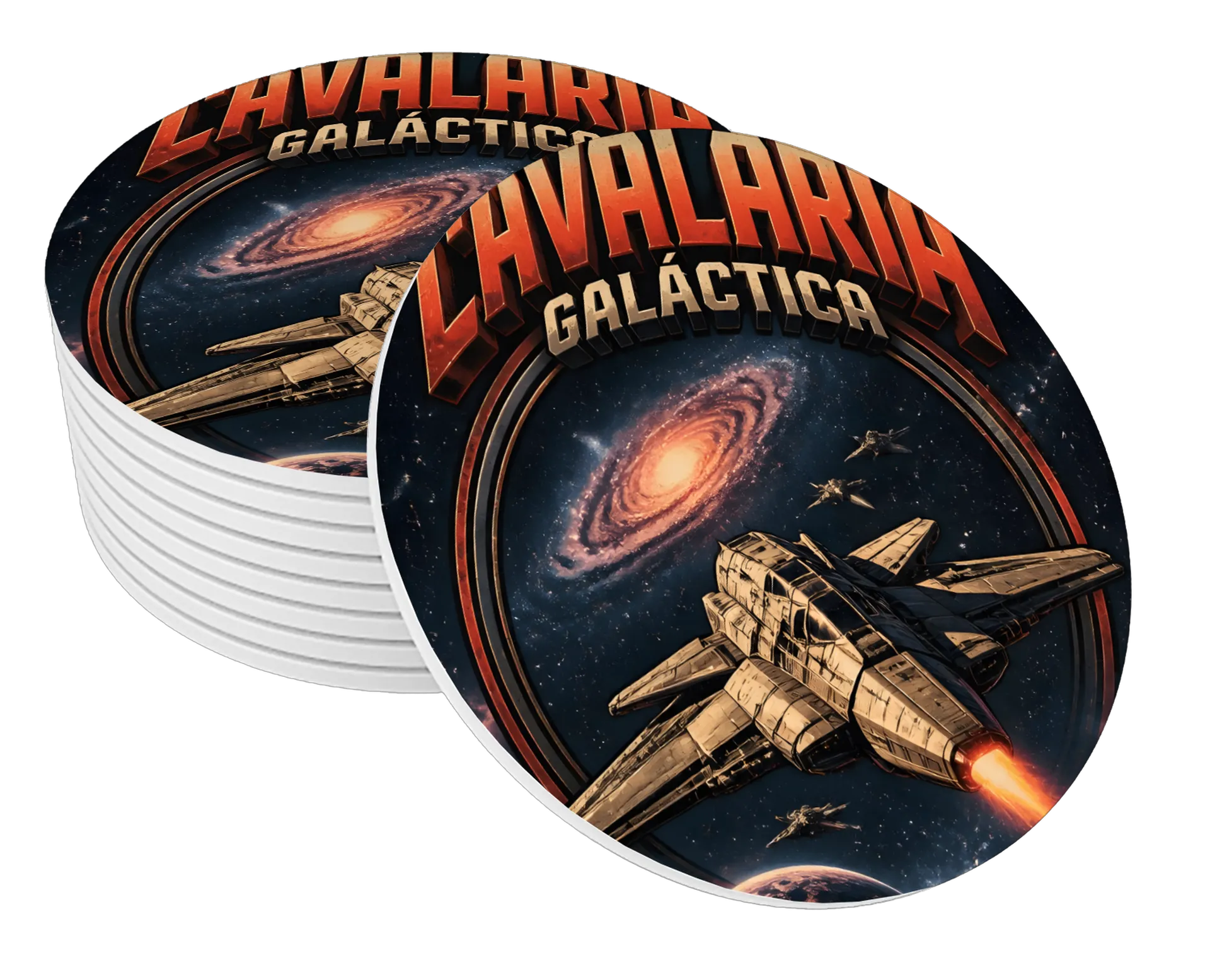 Porta-copos Cavalaria Galáctica_v1 - Imagem 1