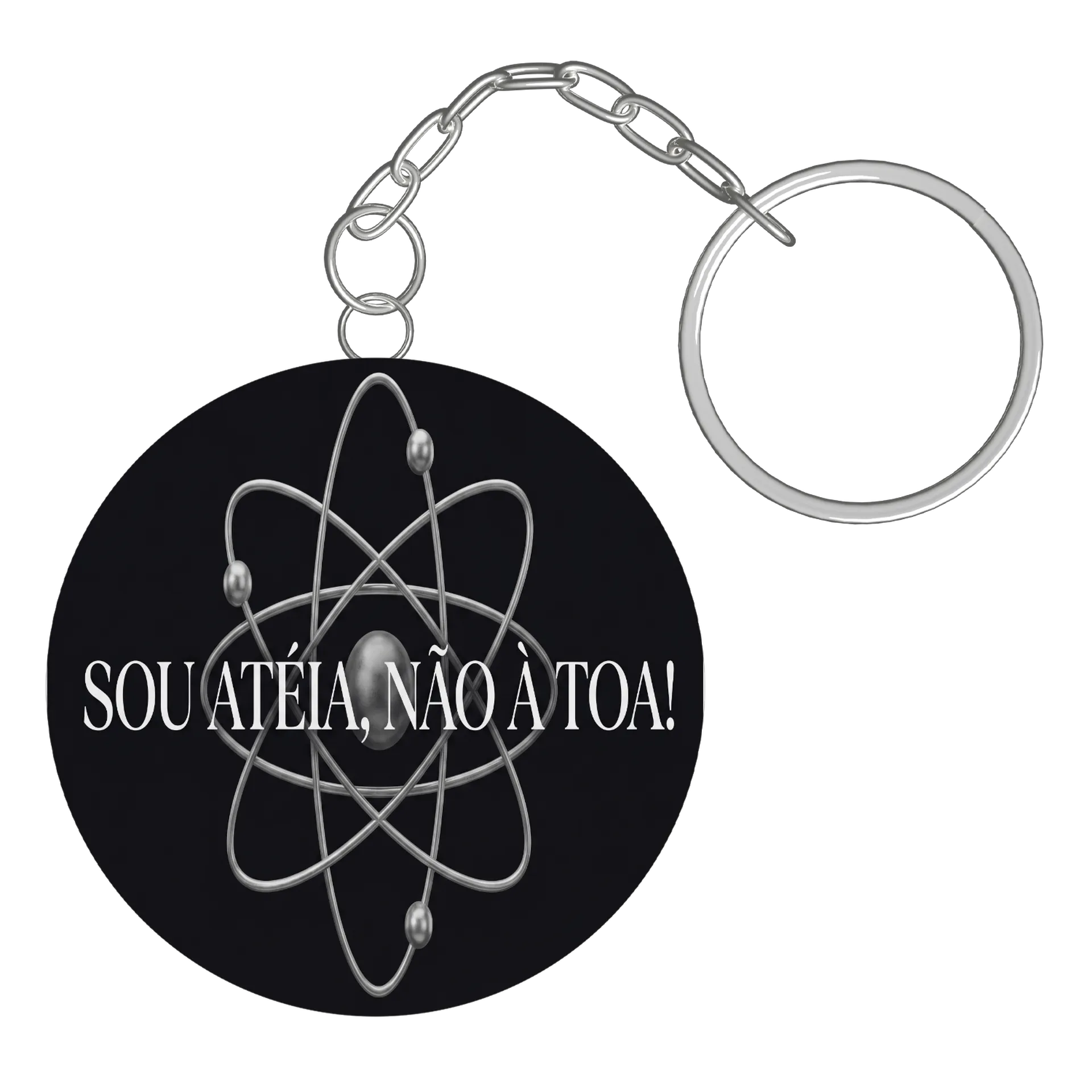 Chaveiro personalizado sou atéia - Imagem 3