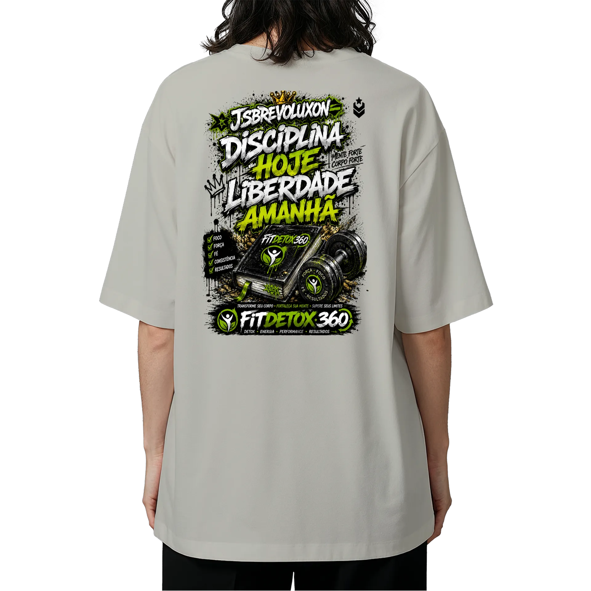 Camiseta Oversized FitDetox360 algodão Premium  - Imagem 5