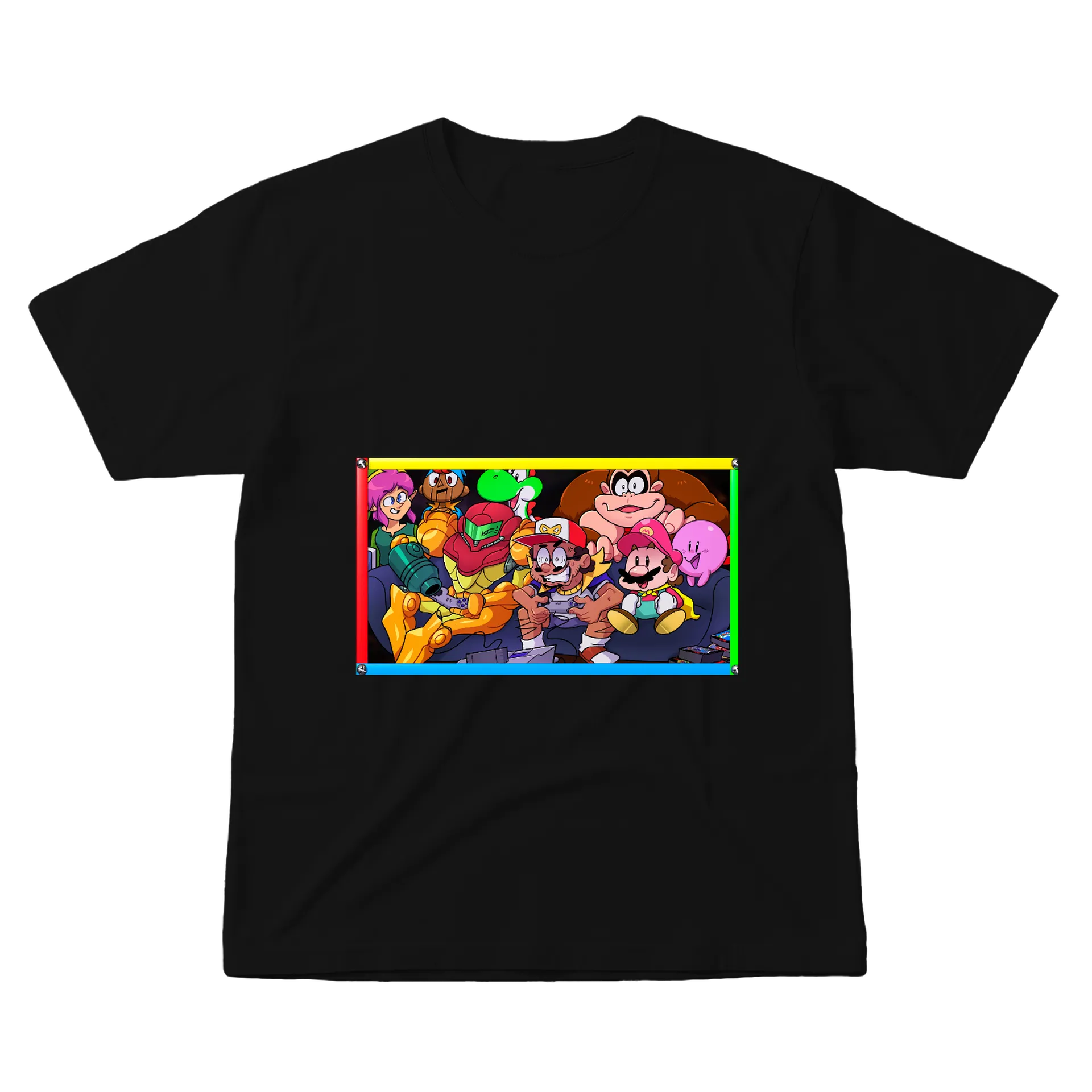Camiseta Jogando SNES - Imagem 1