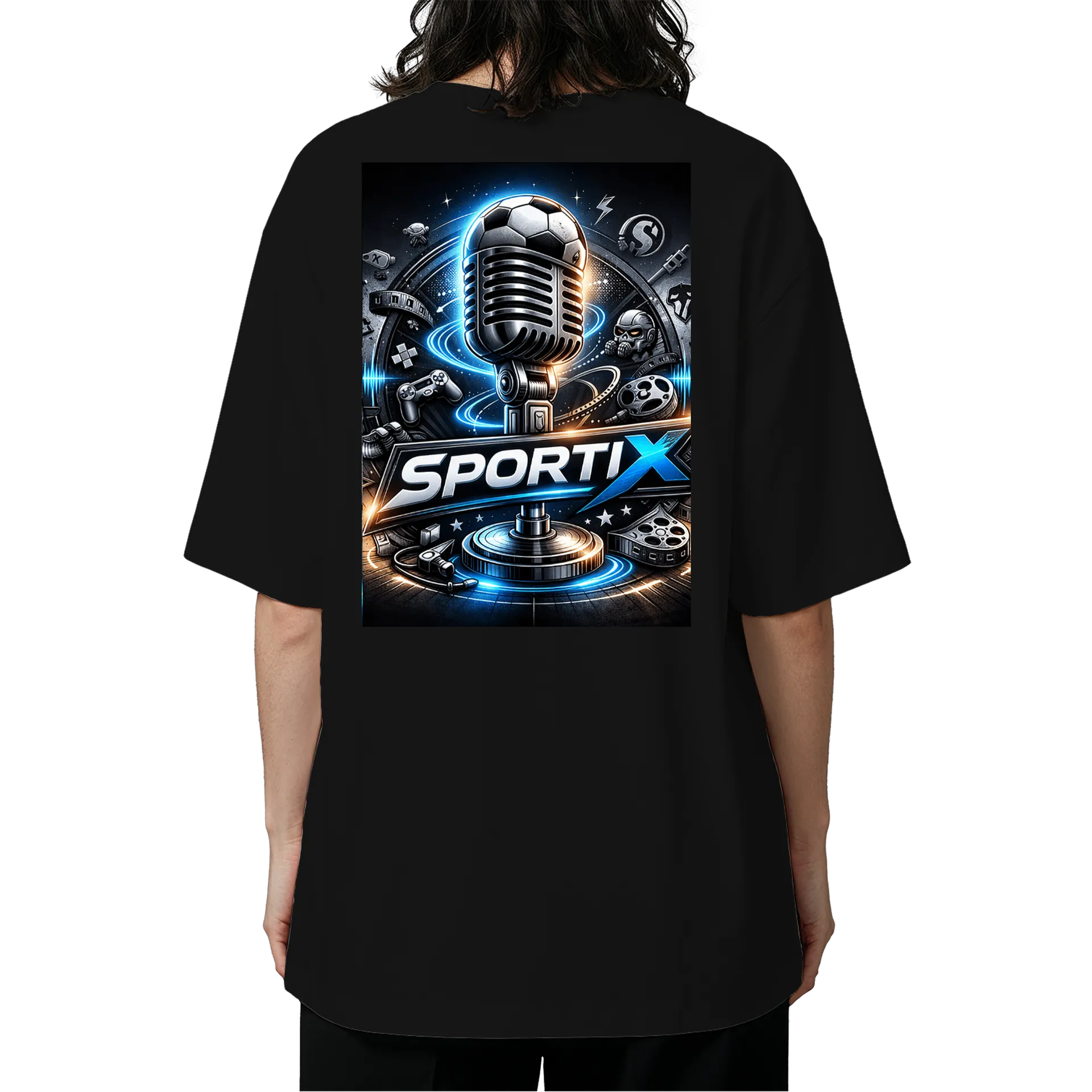 Camiseta Oversized O Microfone "Old School" - Imagem 5