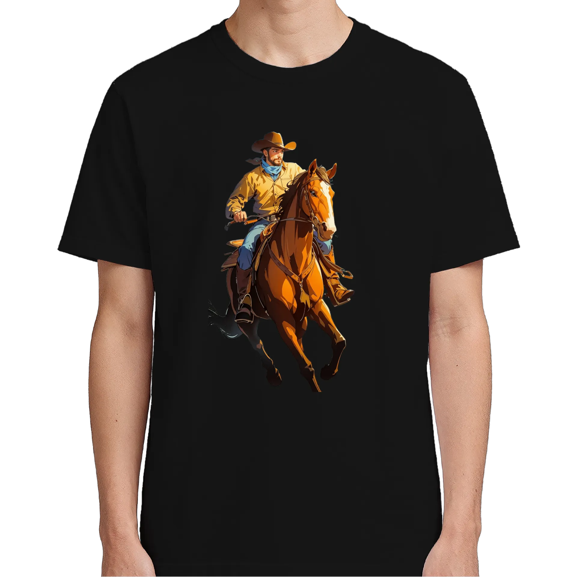 Camiseta Cavaleiro Montado 100% Algodão - Imagem 5