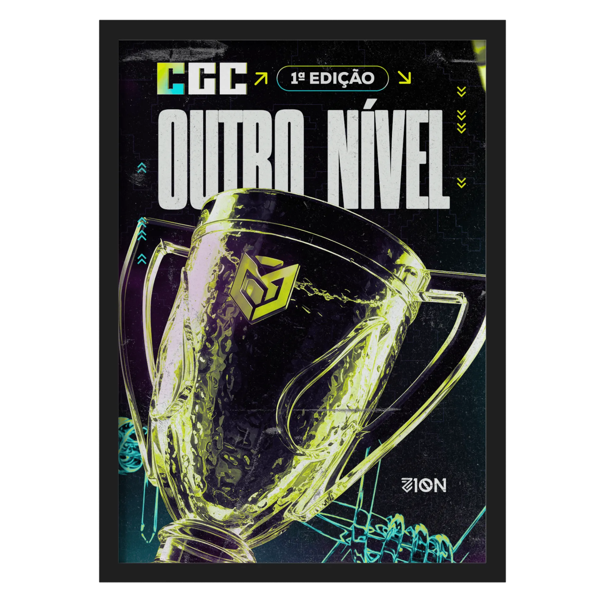 Quadro CGC 1 EDIÇÃO MDF e Vidro A3 - Imagem 1
