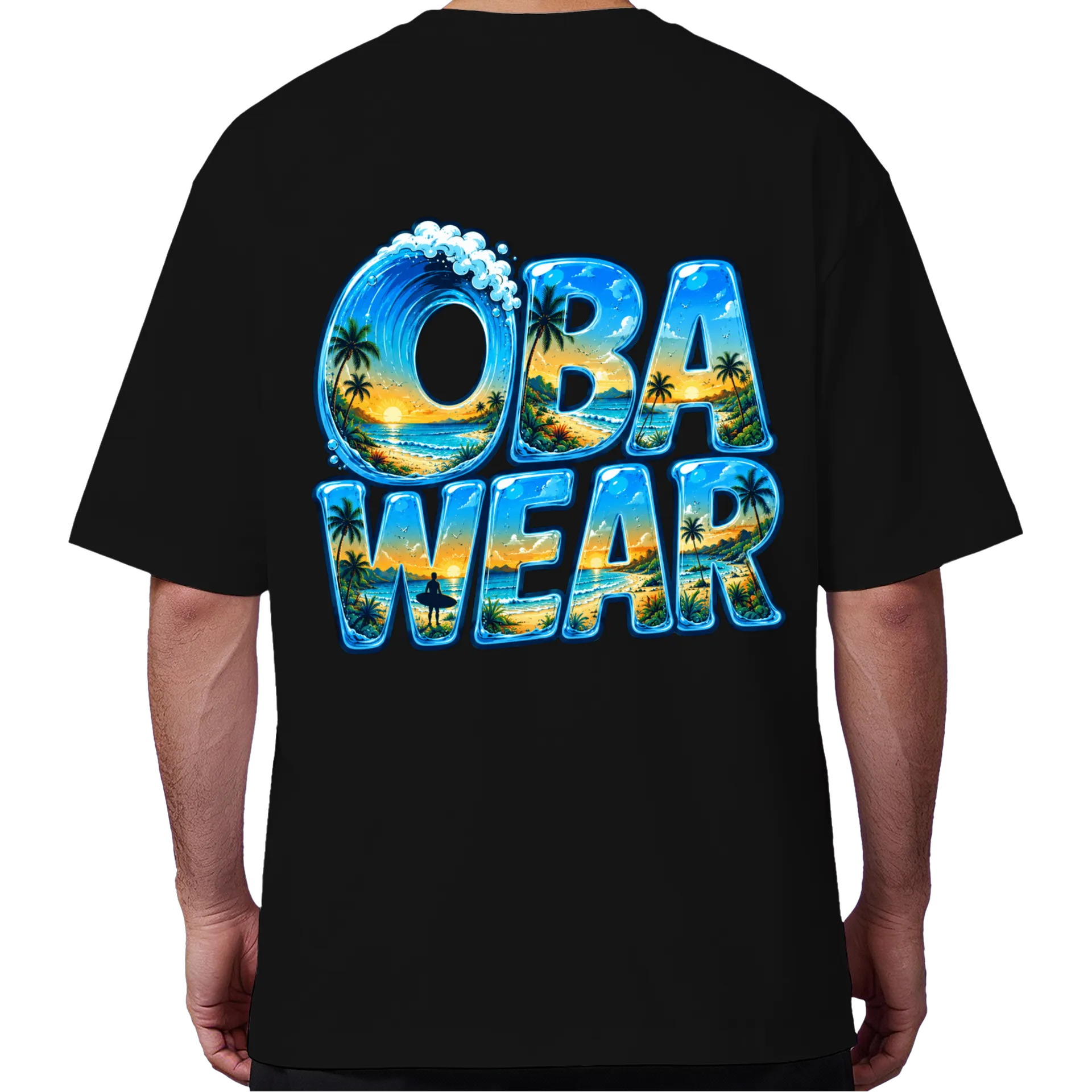 Camiseta Oversized Red Tiger Surf OBAWEAR  - Imagem 6