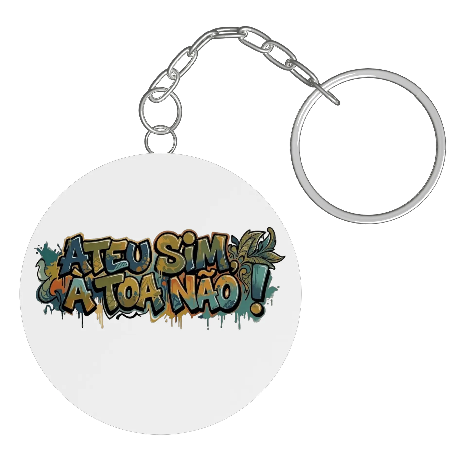 Chaveiro personalizado ateu sim - Imagem 3