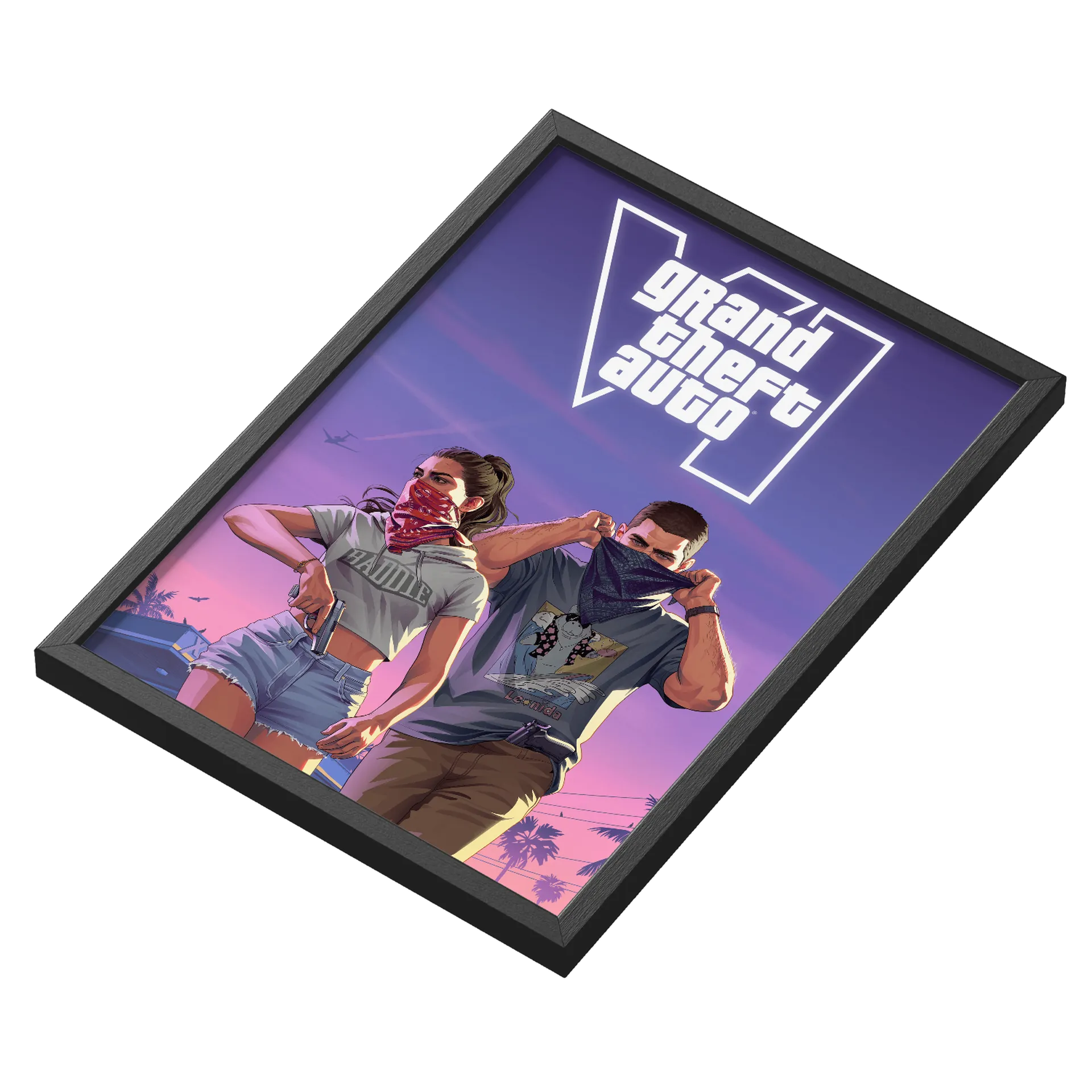 Quadro A3 personalizado Com Vidro de Aleatorista — imagem 3 de 3