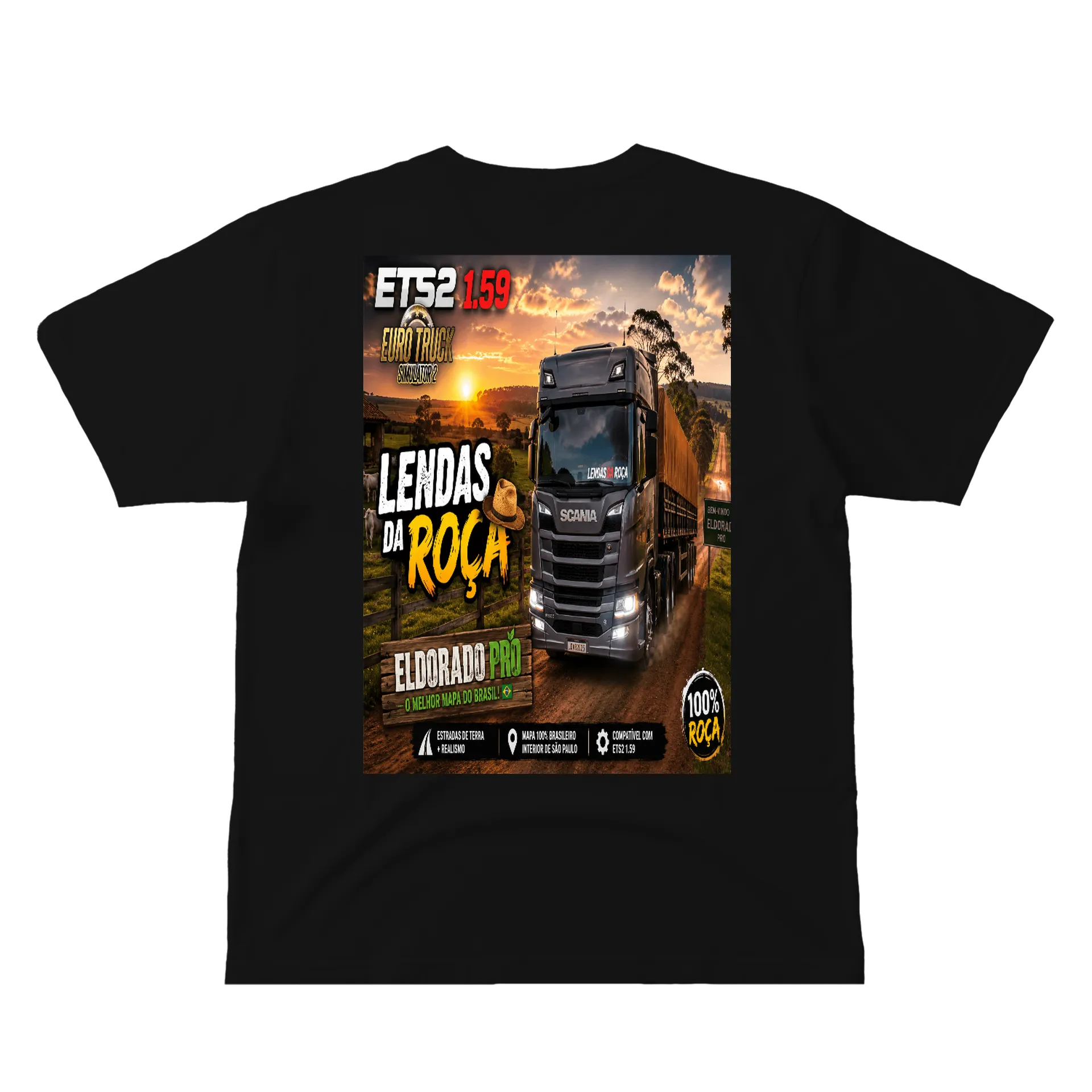 Camiseta personalizada de LendasdaRoça25