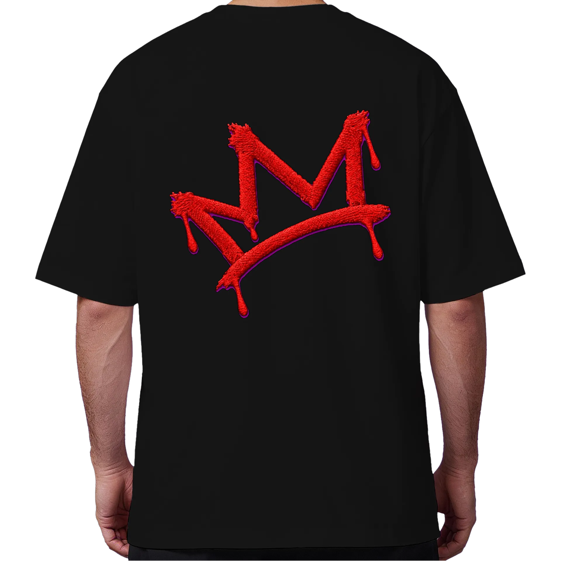 Camiseta Oversized Jesus de Máscara e Arte Grunge Marginal - Imagem 6