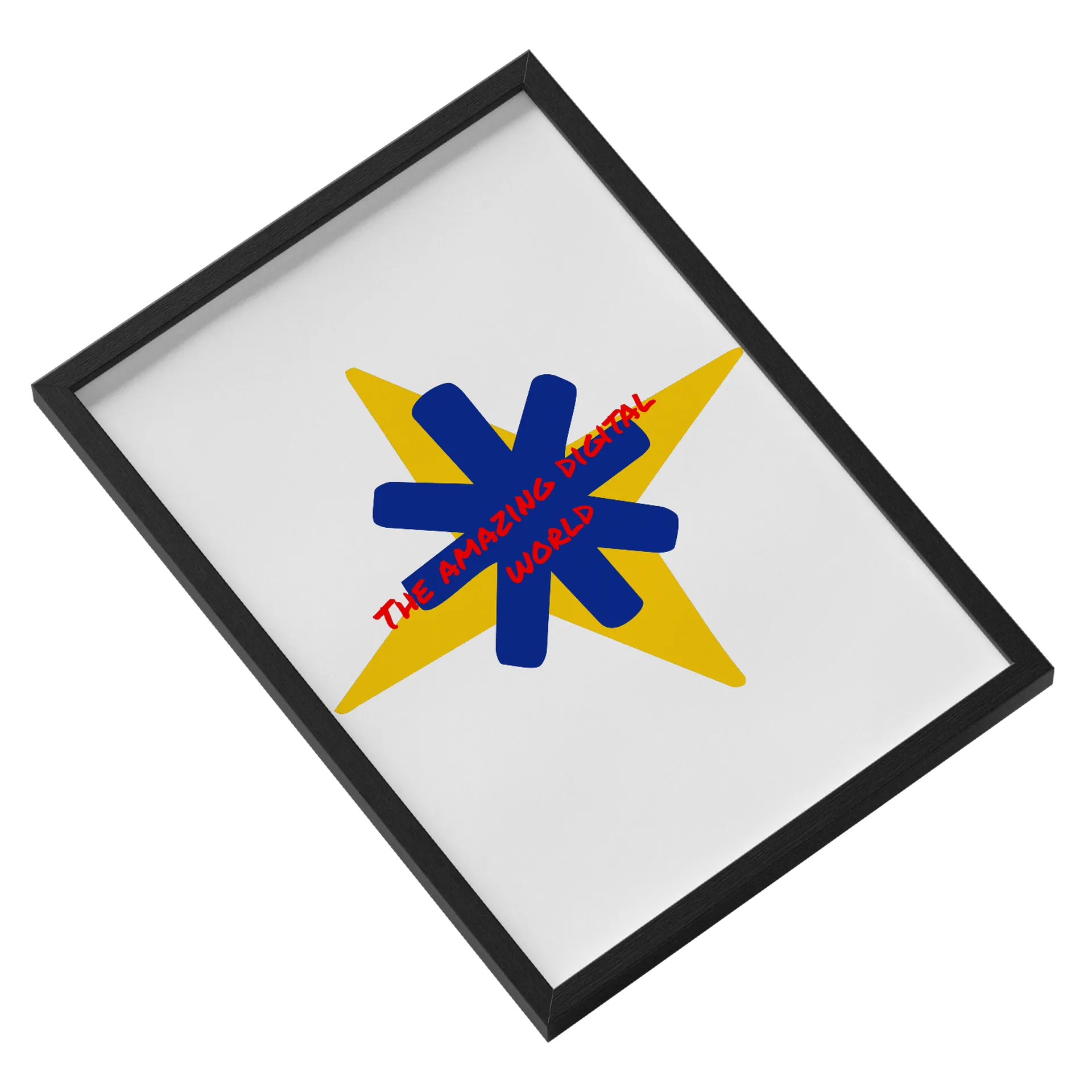 Quadro A3 personalizado com a logo de digital world de Candle unier star [0fc] — imagem 2 de 3