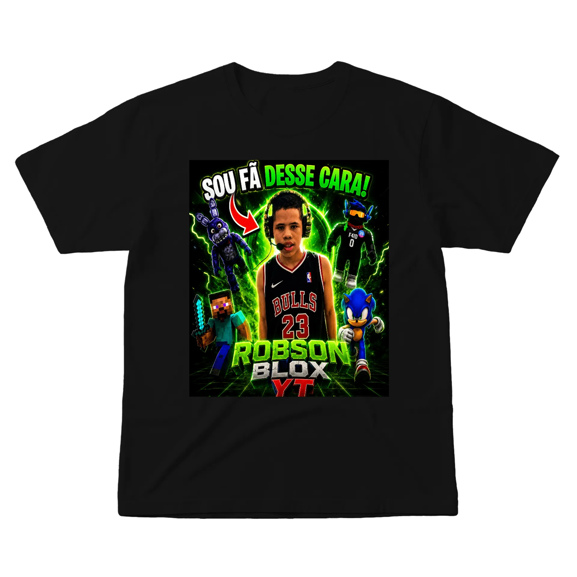 Camiseta dos fãs do Robson Blox YT  de RobsonBlox