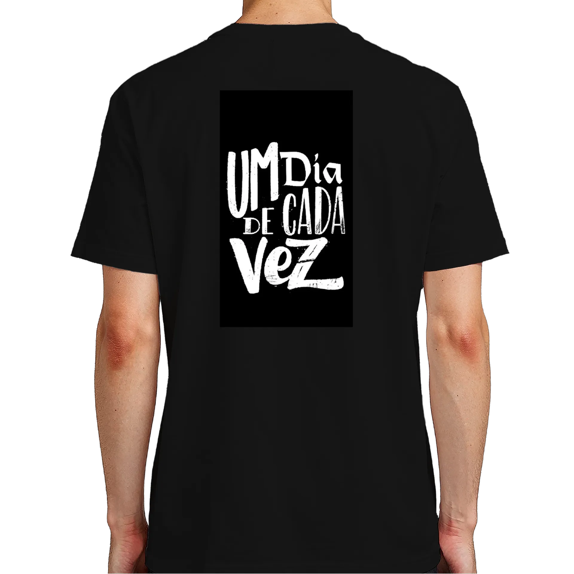 Camiseta Tipográfica Um Dia de Cada Vez 100% Algodão - Imagem 7