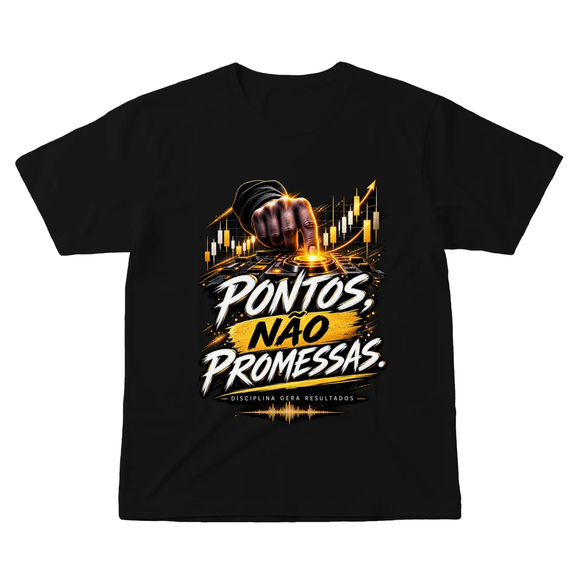 Camiseta Pontos, Não Promessas 100% Algodão - Imagem 1