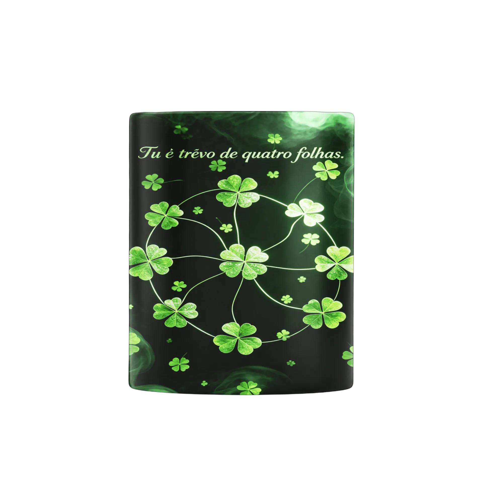 Caneca Estampa Trevo Verde 325ml - Imagem 3