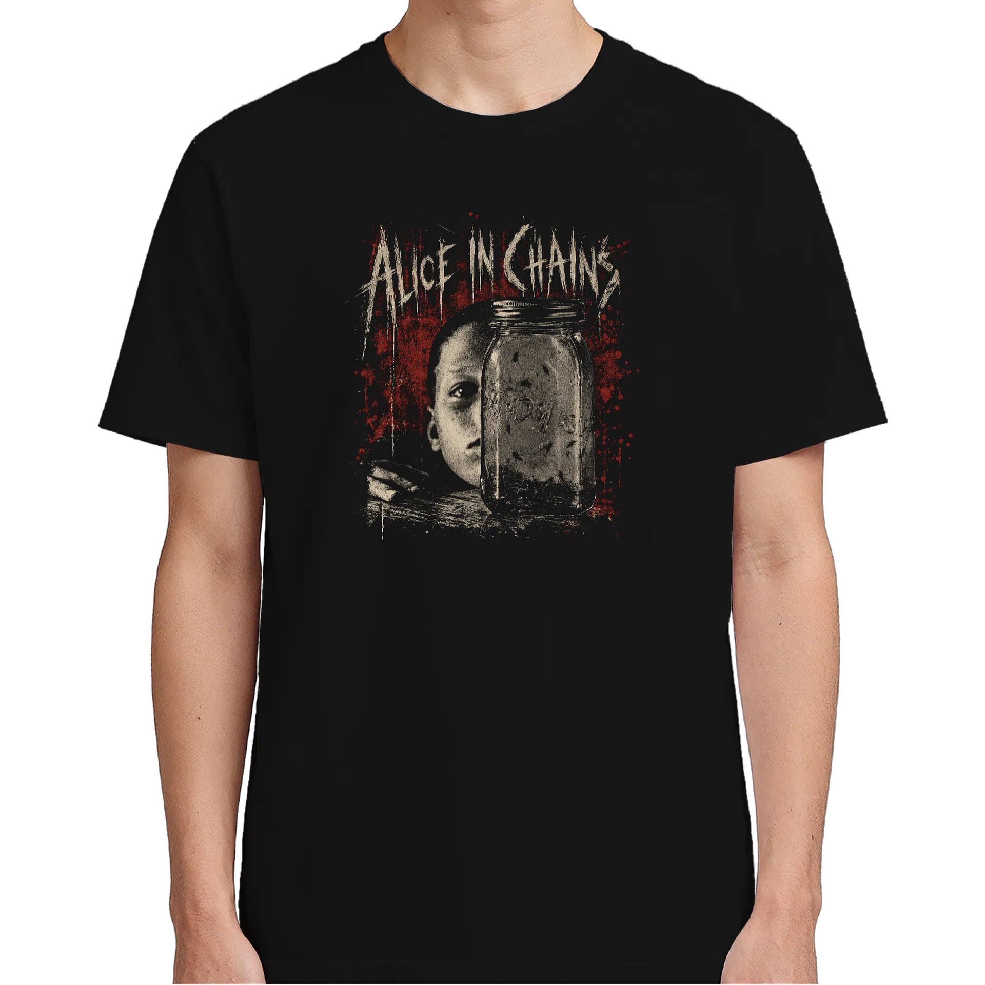 Camiseta Alice in Chains Unissex 100% Algodão de rockability — imagem 4 de 6