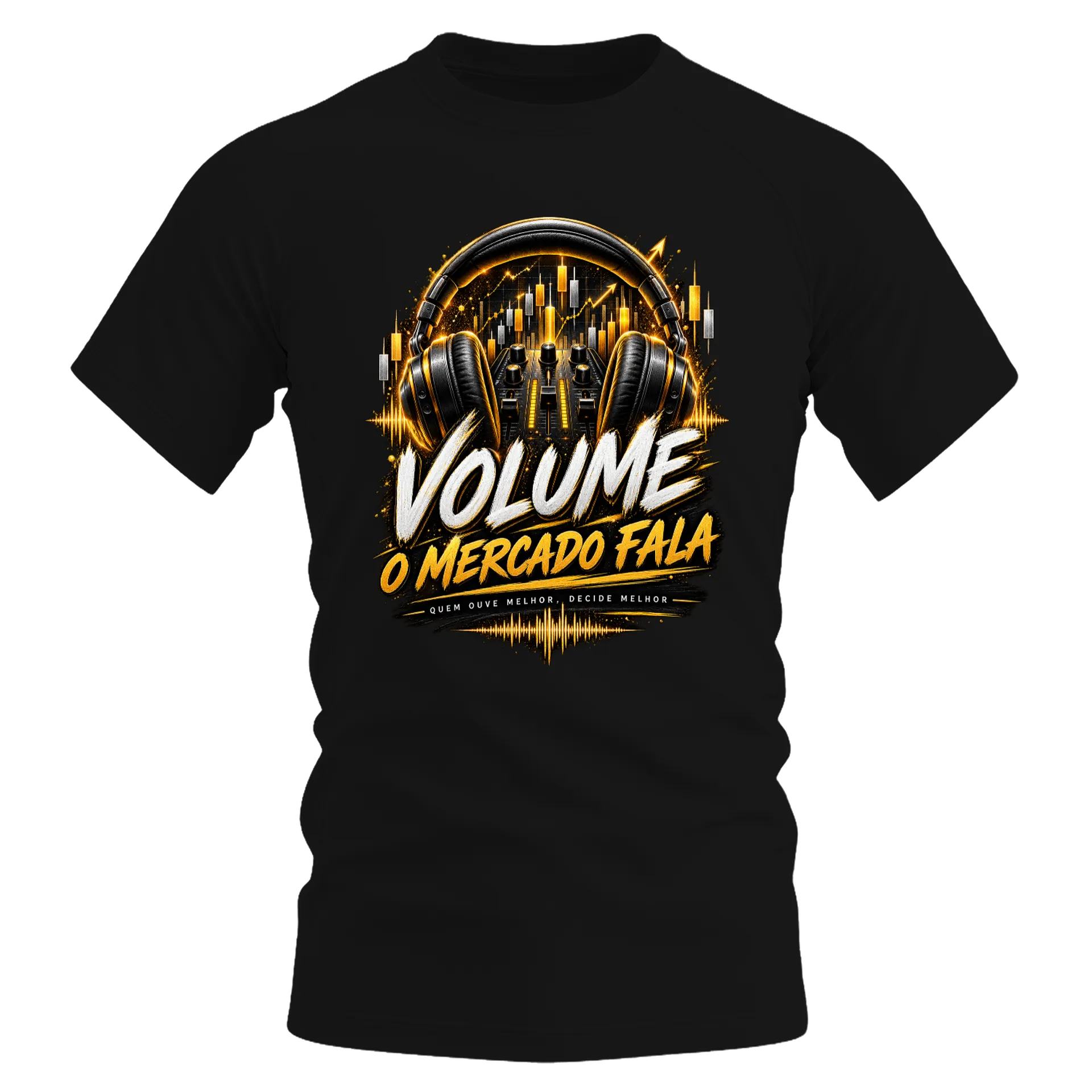 Camiseta Dry Fit Volume O Mercado Fala 100% Poliéster - Imagem 1