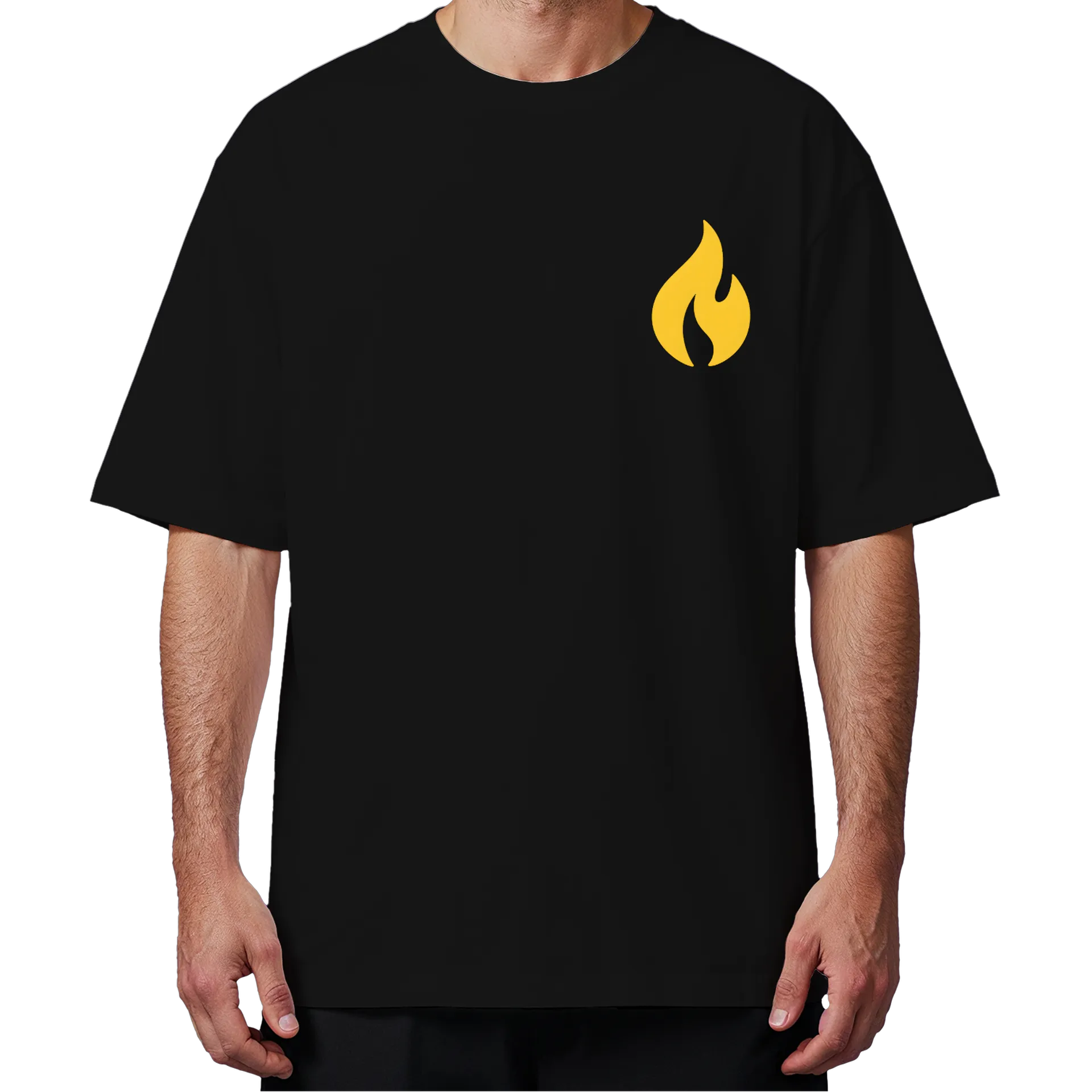 Camiseta Oversized Estampa Tipográfica Porquê Ele Vive de psbwellington — imagem 4 de 6