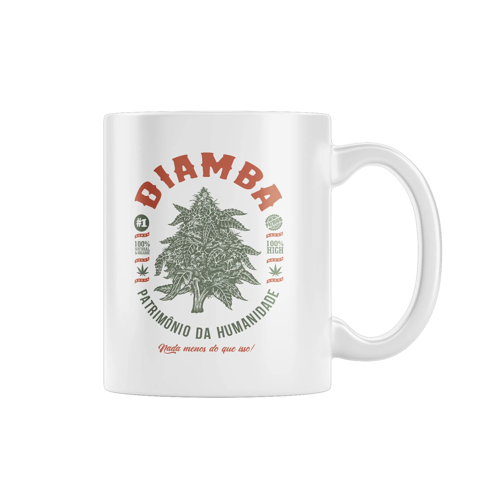 Caneca Porcelana Diamba Patrimônio da Humanidade - Imagem 1