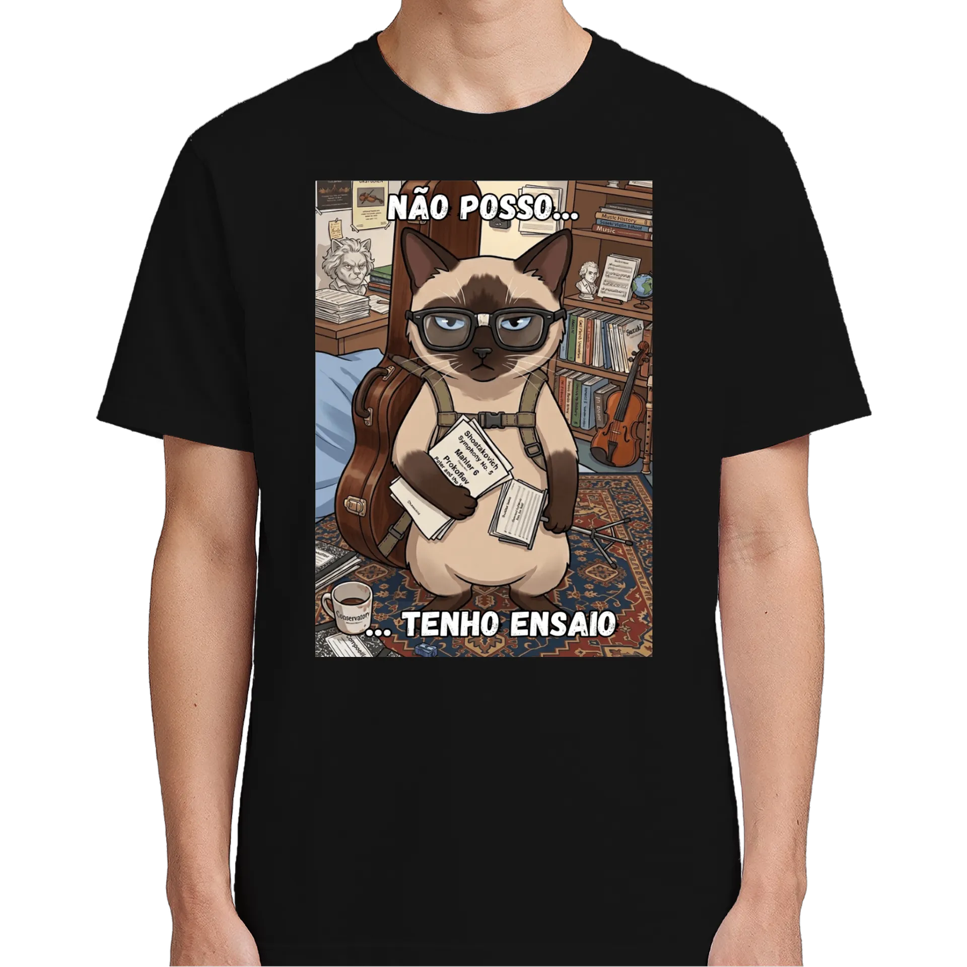 Camiseta “Não posso, tenho ensaio” - Imagem 5