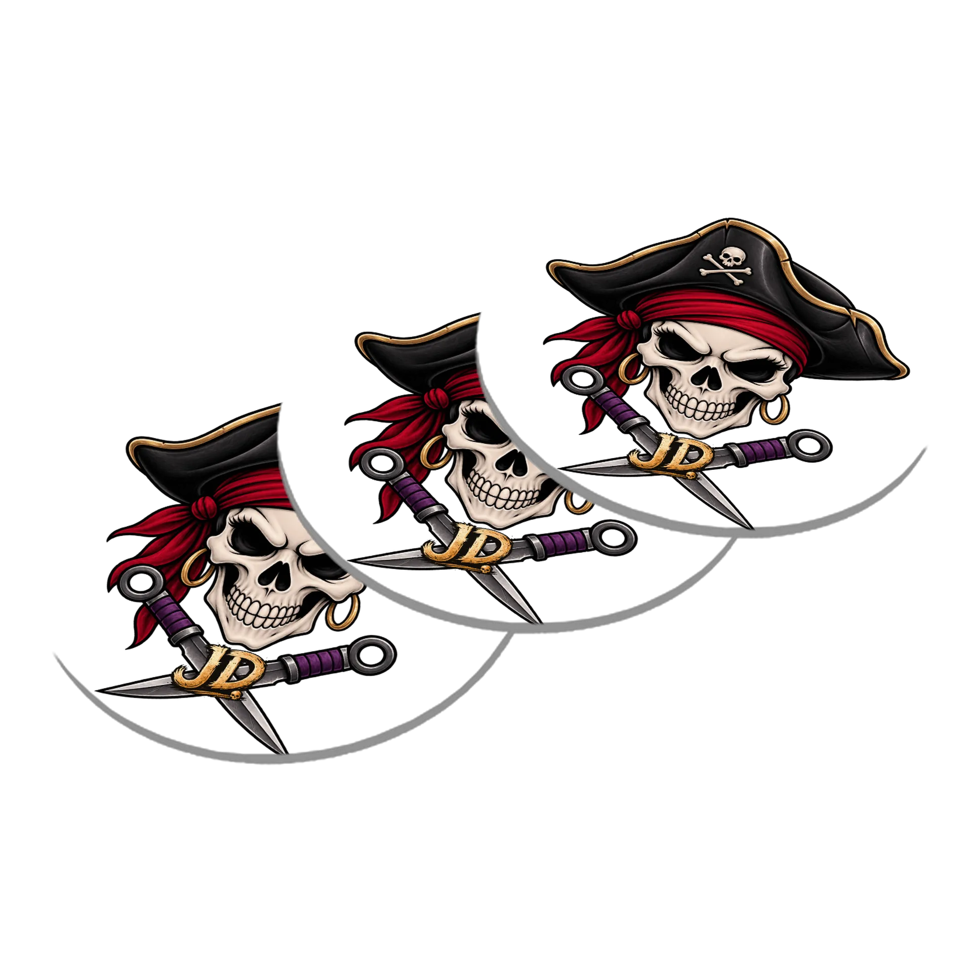 Porta-copos Emblema Pirata - Caveira - Imagem 3