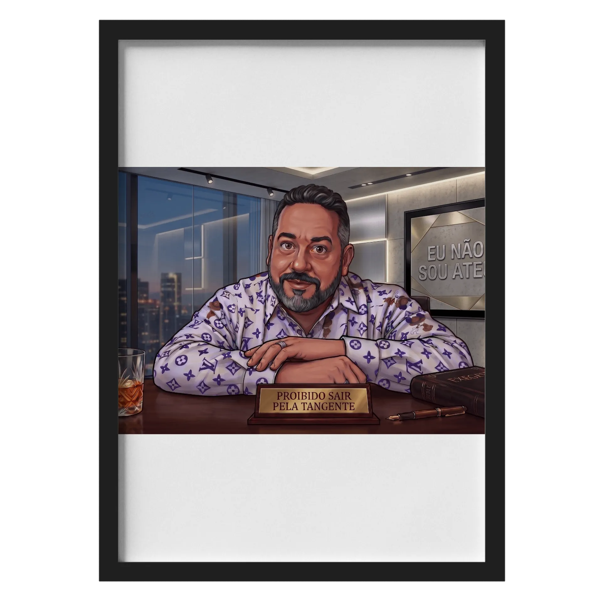 Quadro A3 personalizado Sabino de Keren