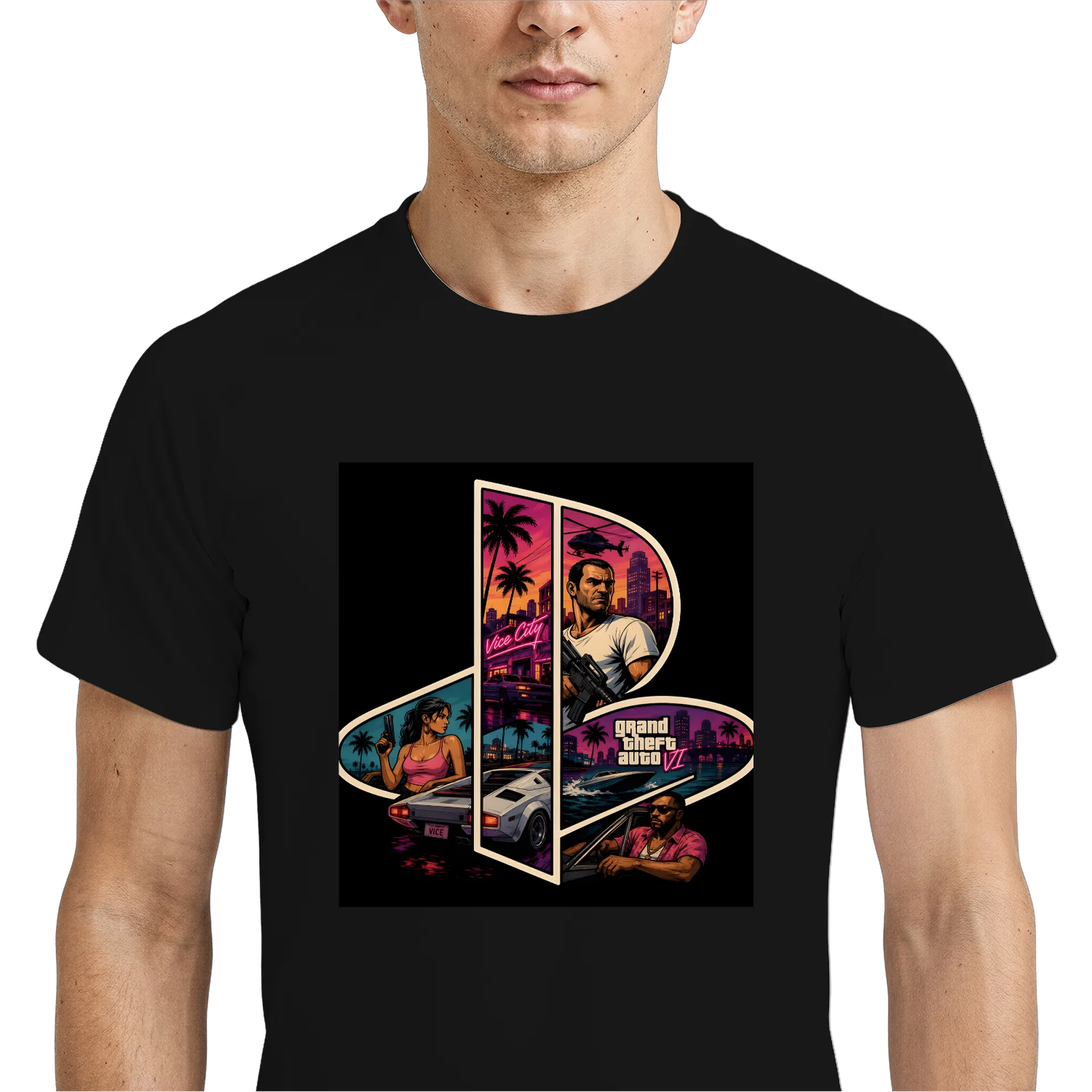 Camiseta Dry Fit Grand Theft Auto V - Imagem 4
