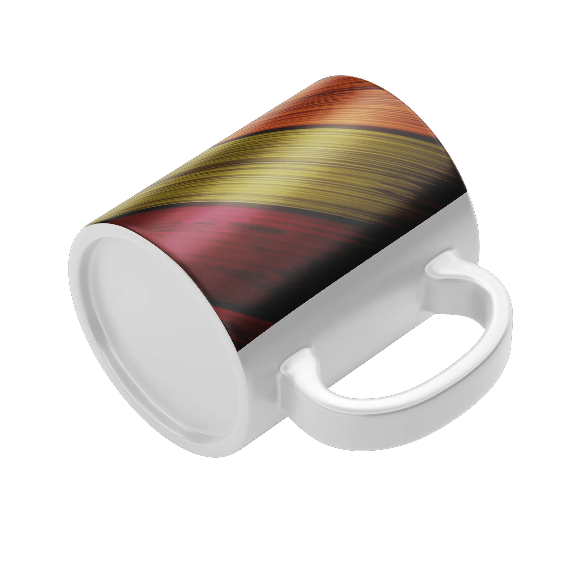 Caneca Cerâmica Estampa Colorida Acrílica 325ml - Imagem 4