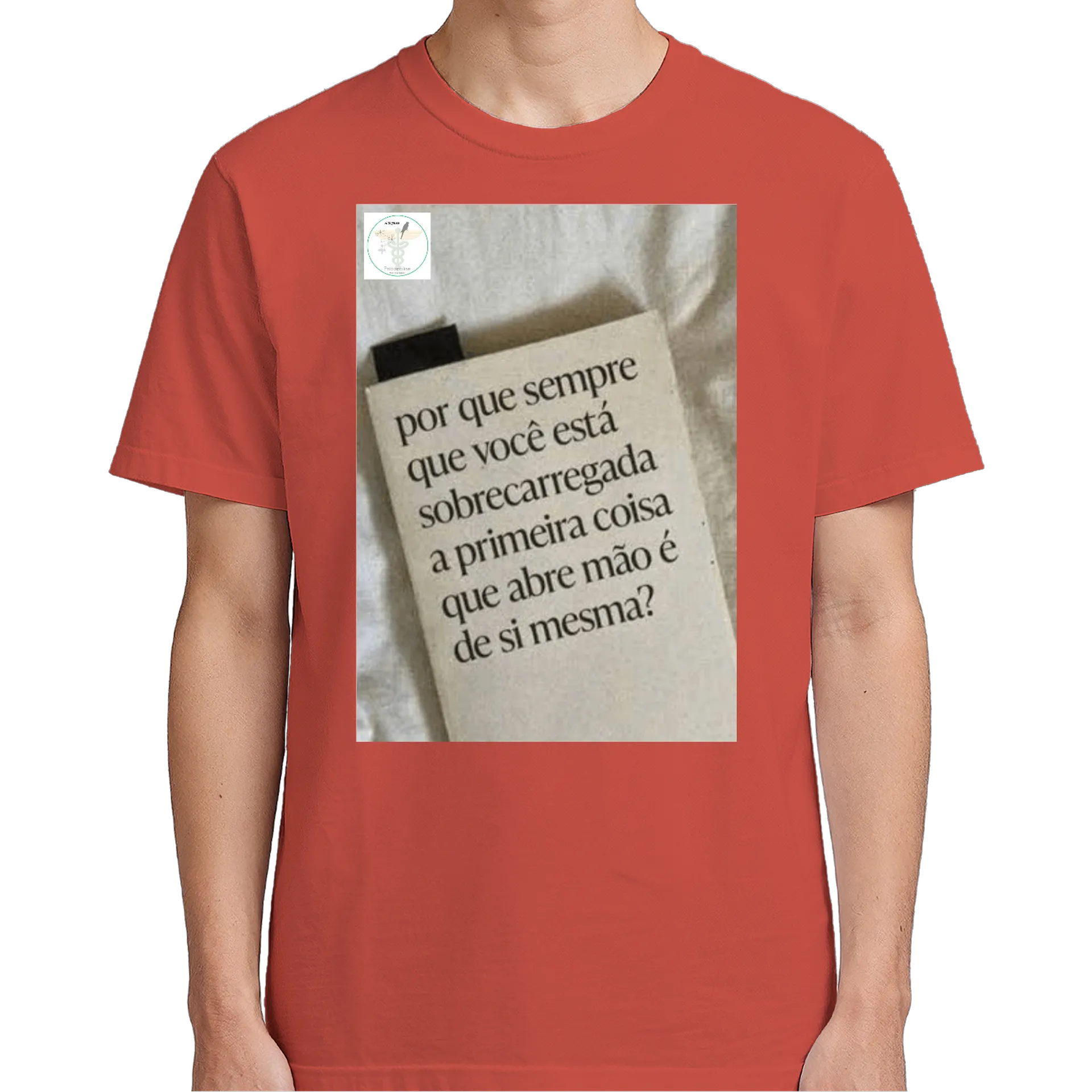 Camiseta Estampa Tipográfica Frase Reflexiva 100% Algodão - Imagem 5