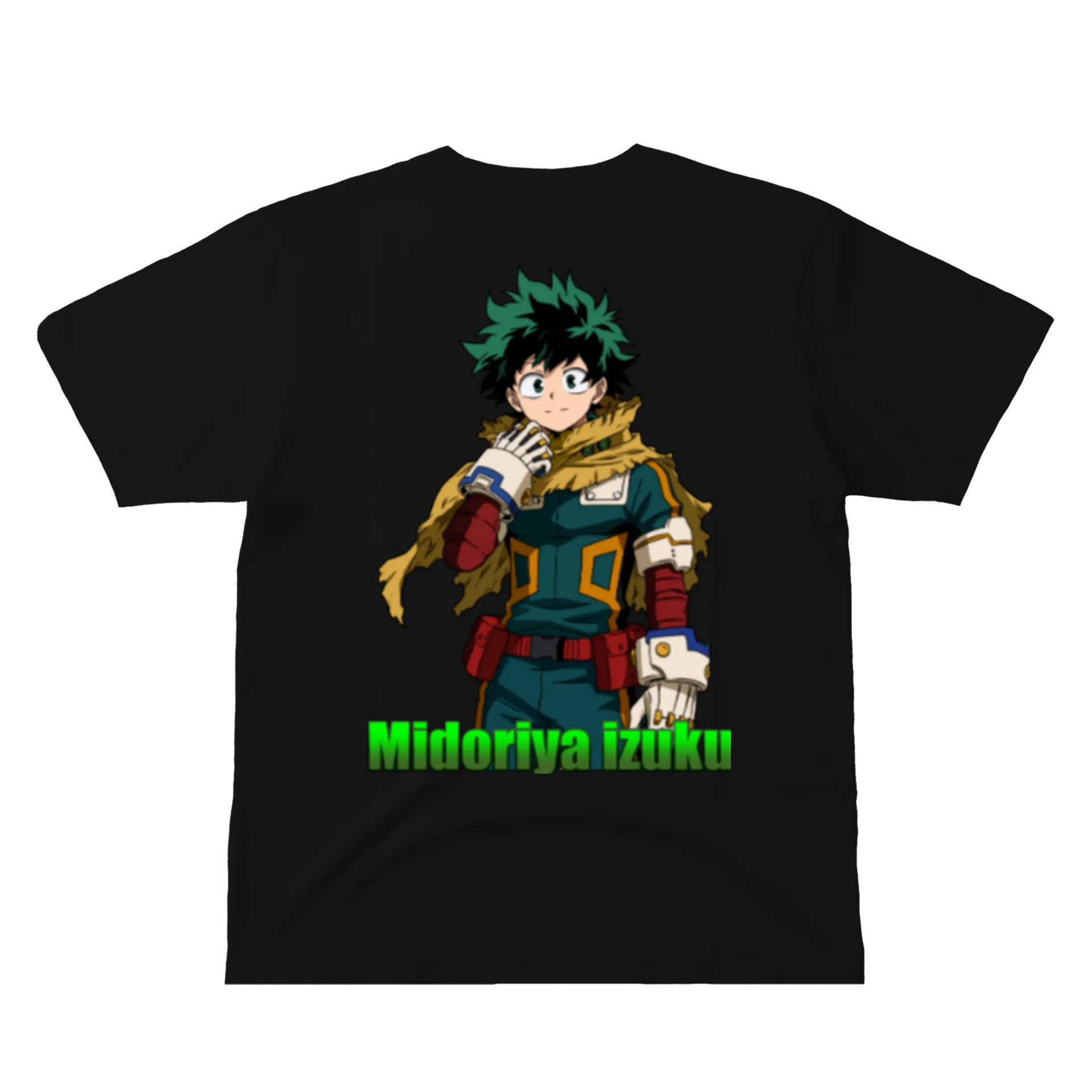 Camiseta Midoriya Izuku Estampa Cartoon 100% Algodão - Imagem 3