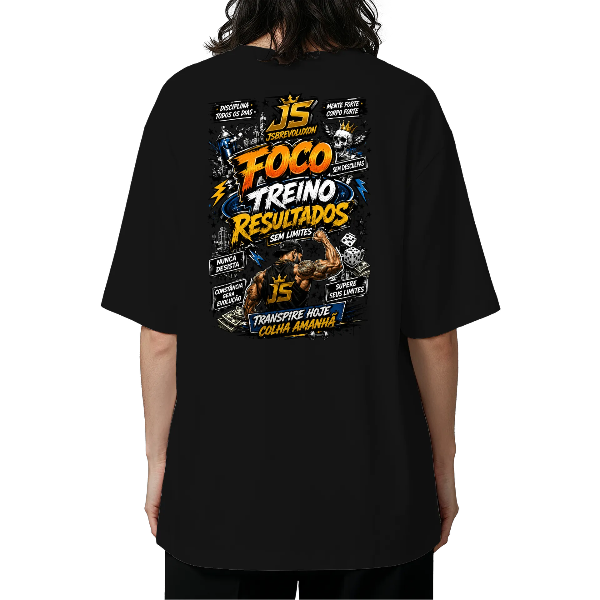 Camiseta Oversized jsbrevoluxon - Imagem 5