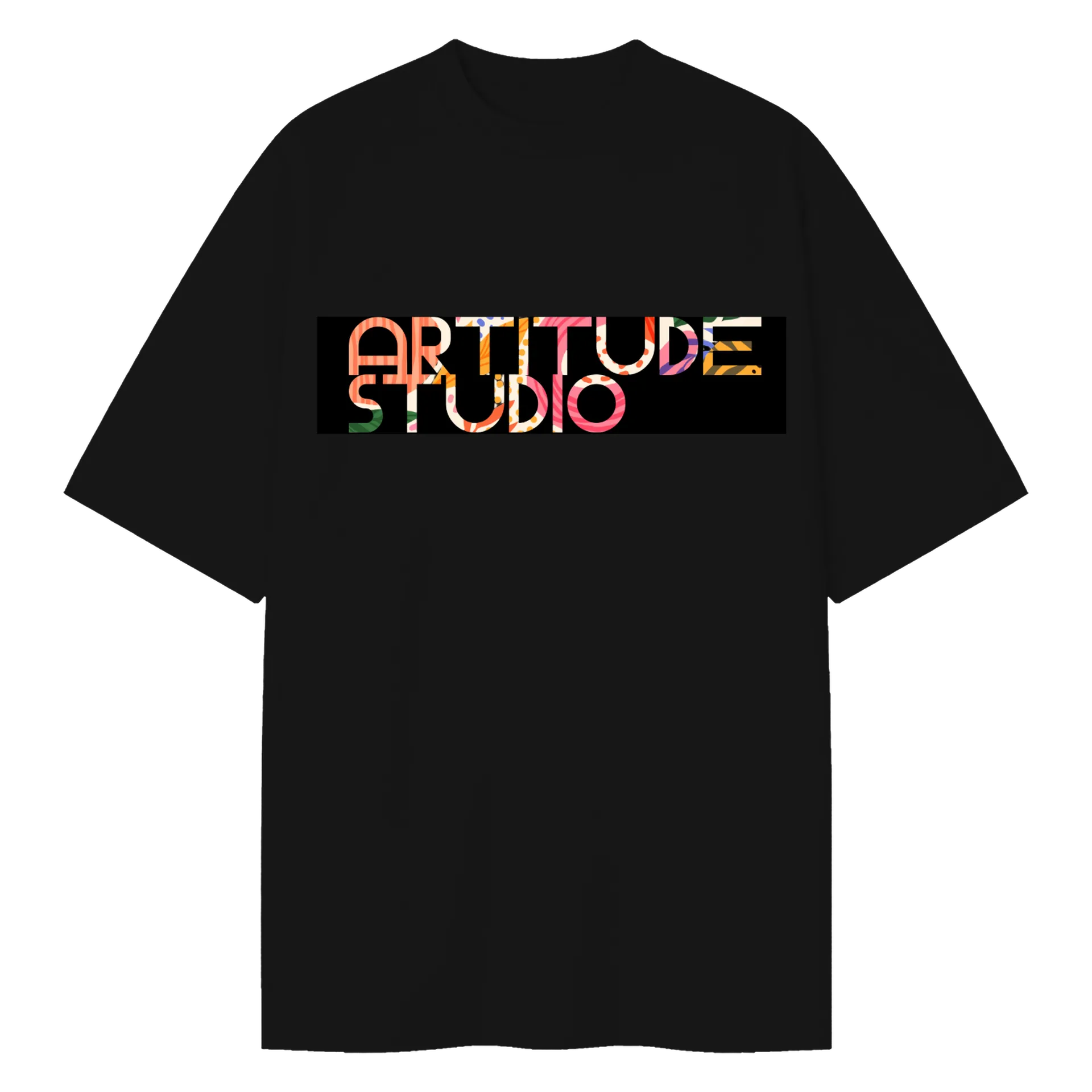 Camiseta Oversized Artitude Studio Estampa Colorida - Imagem 1