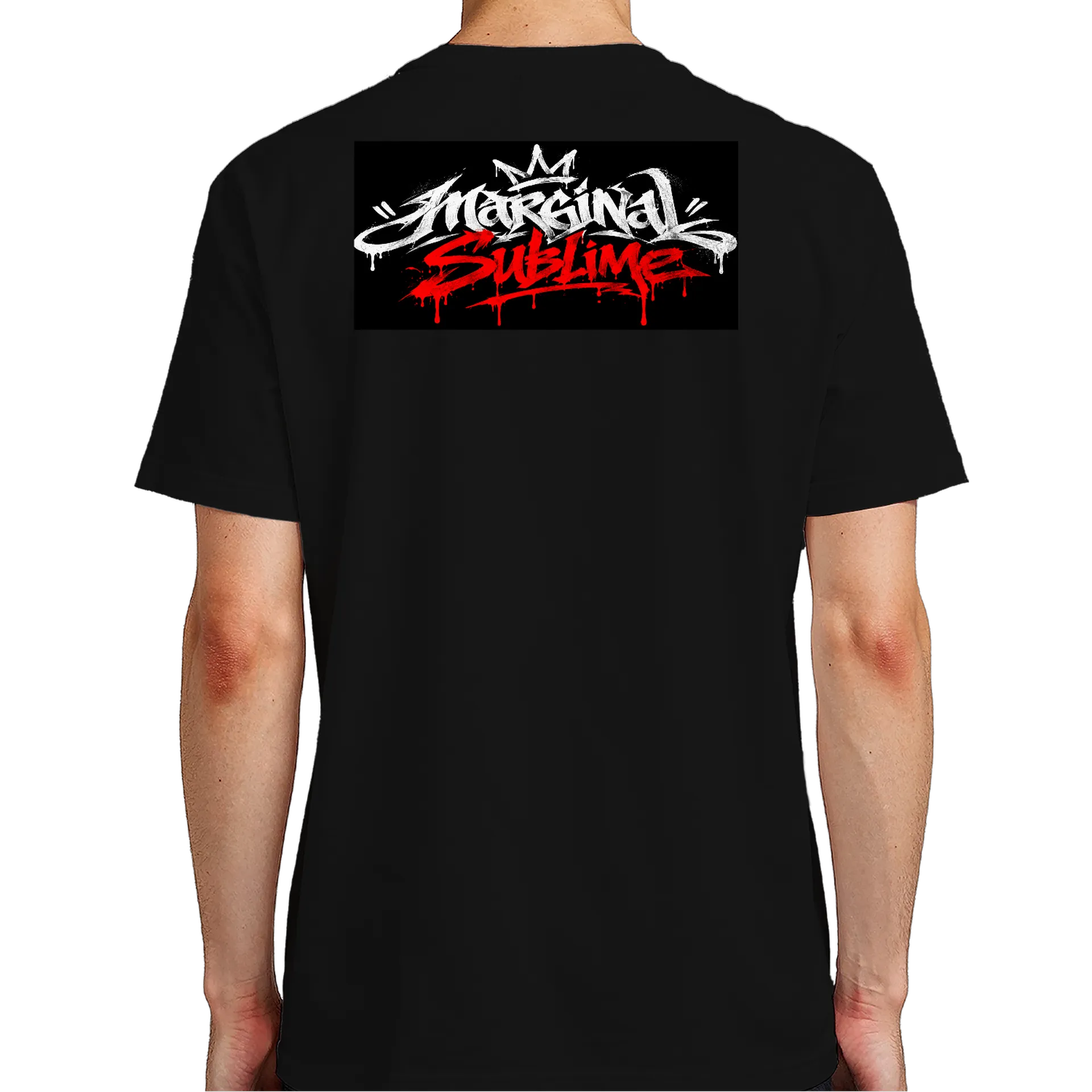 Camiseta Estampa Marginal Sublime Preto 100% - Imagem 6