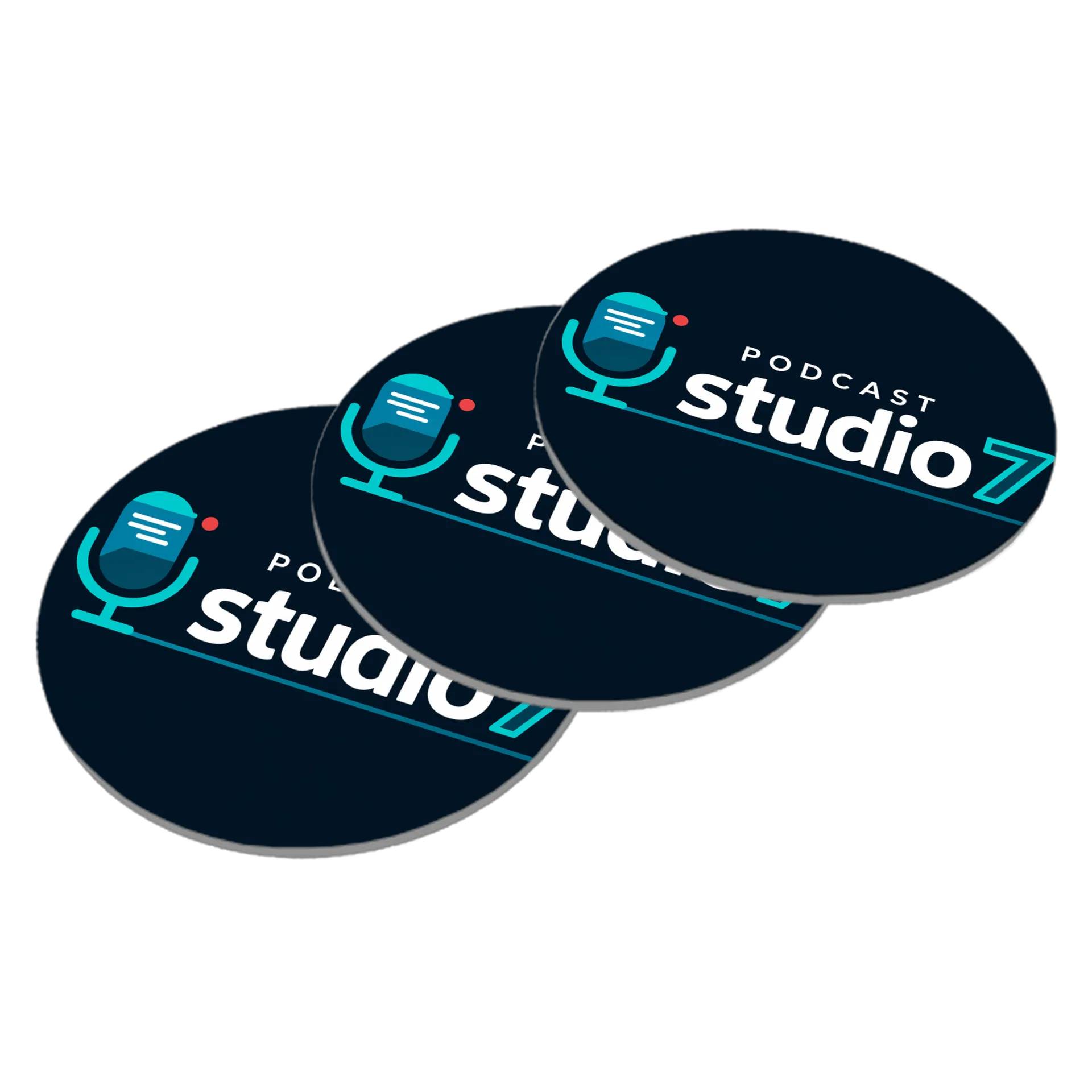 Porta-copos personalizado Studio7podcast de Studio7 Podcast — imagem 2 de 3