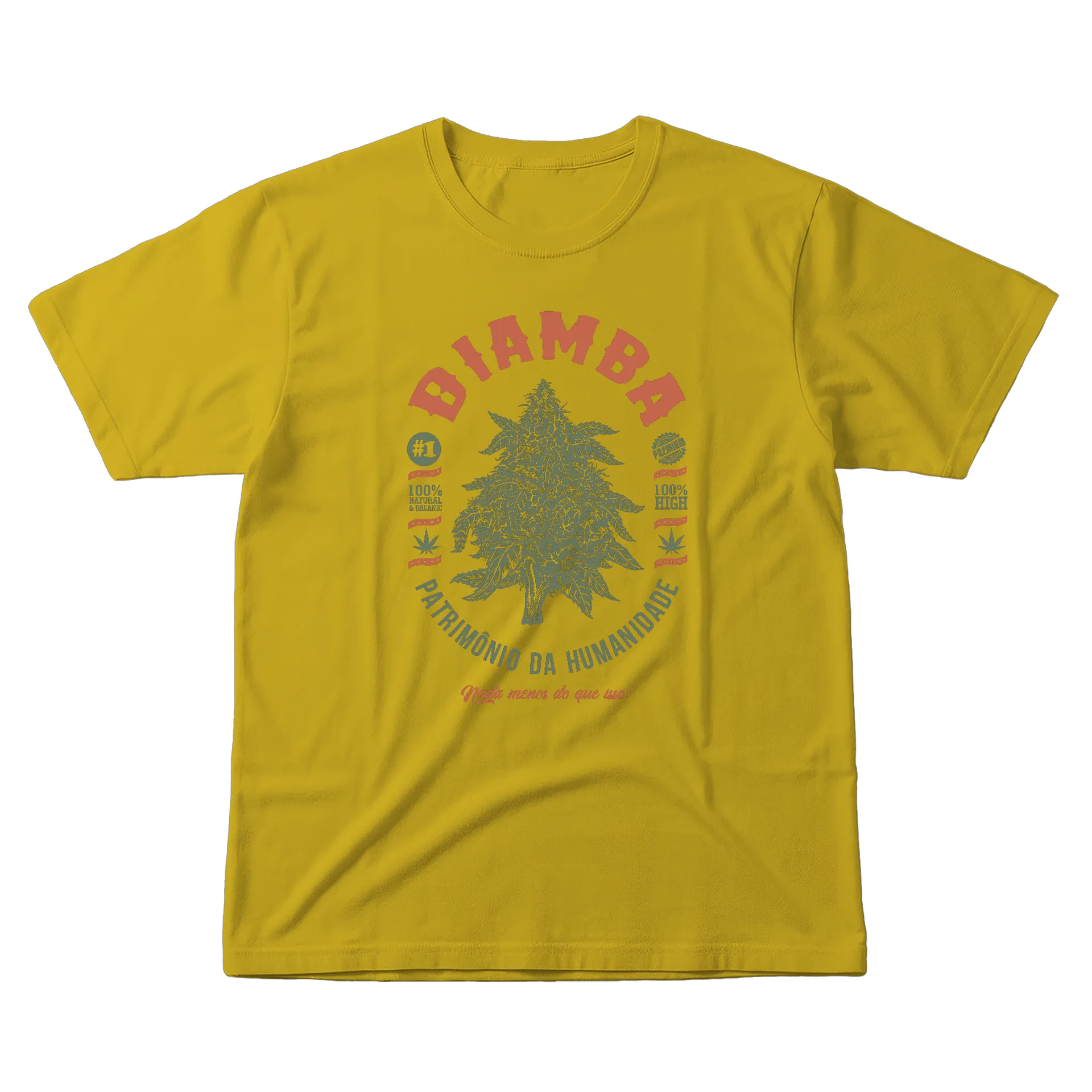 Camiseta Estampa Diamba Patrimônio da Humanidade 100% - Imagem 1