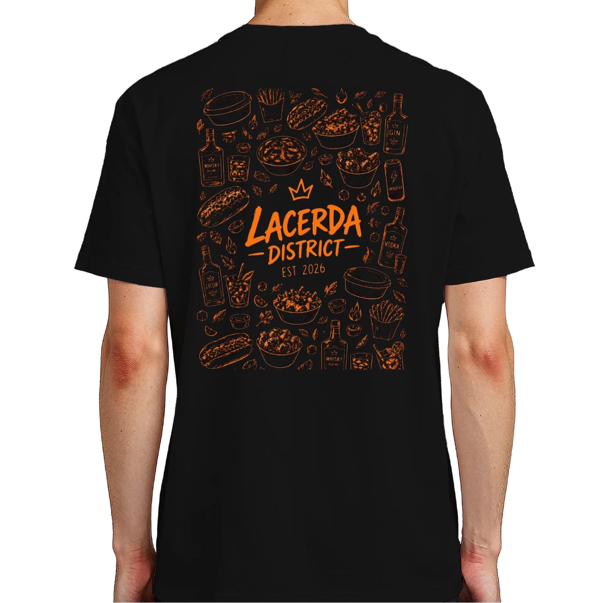 Camiseta Estampa Streamer Neon Preta 100% Algodão de Universe Garage — imagem 6 de 6